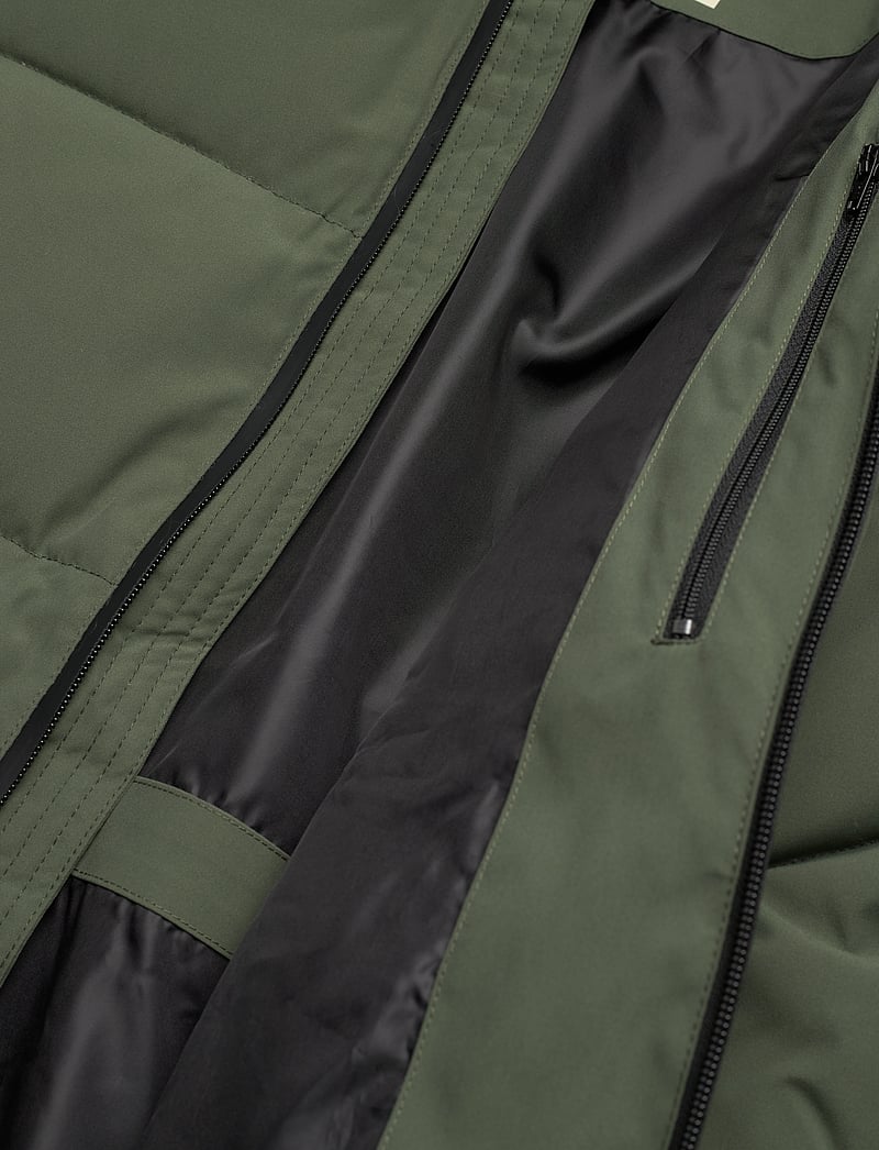 Woodbird - WBJoseph Tech Long Jacket - vinterjackor - army - 4