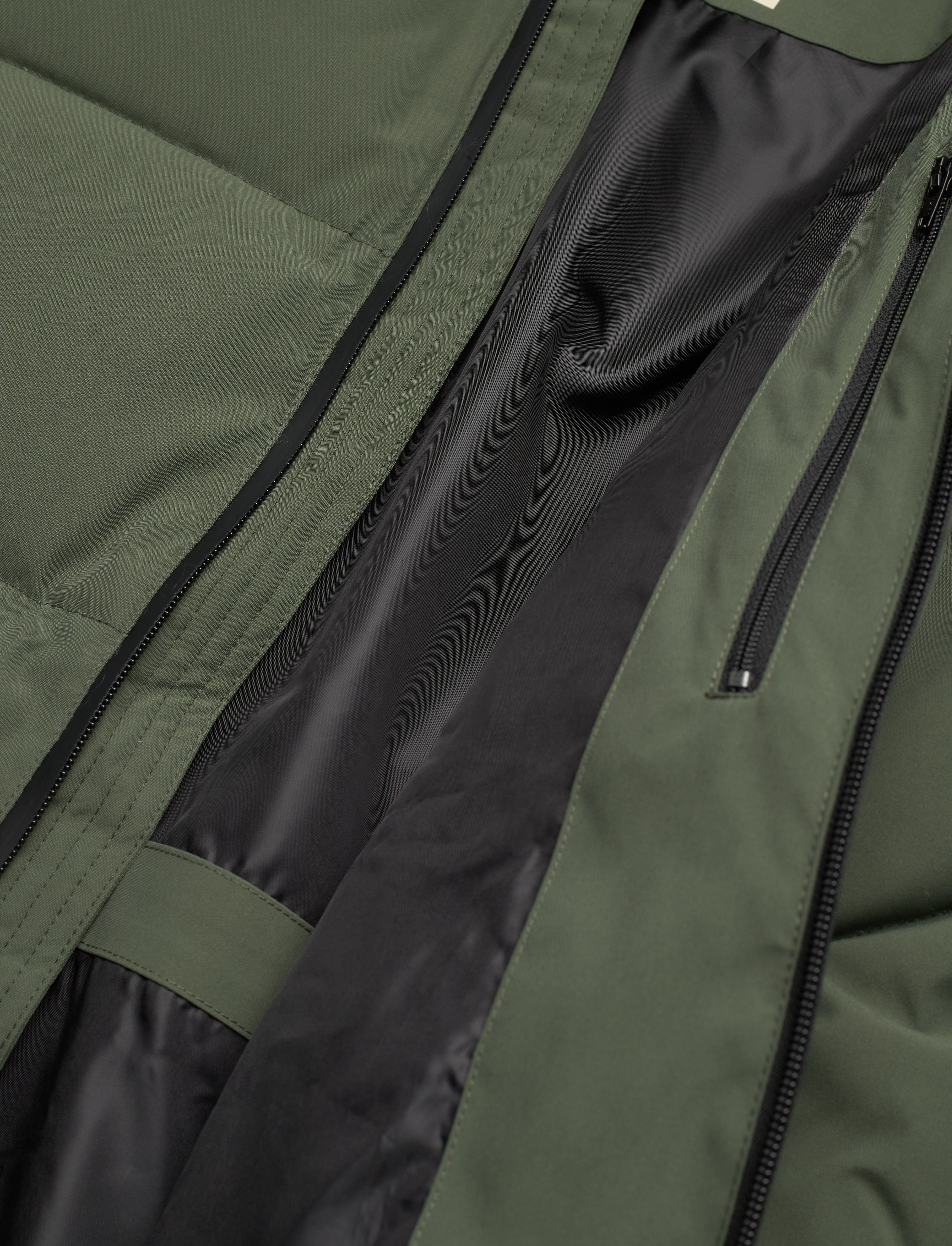 Woodbird - WBJoseph Tech Long Jacket - talvejoped - army - 4