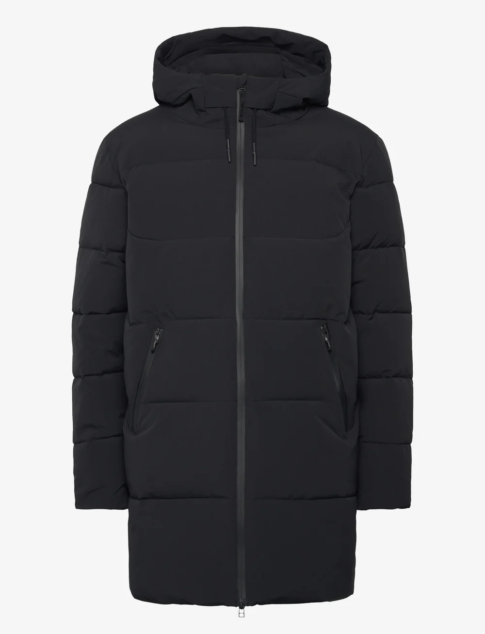 Woodbird - WBJoseph Tech Long Jacket - vinterjakker - black - 0