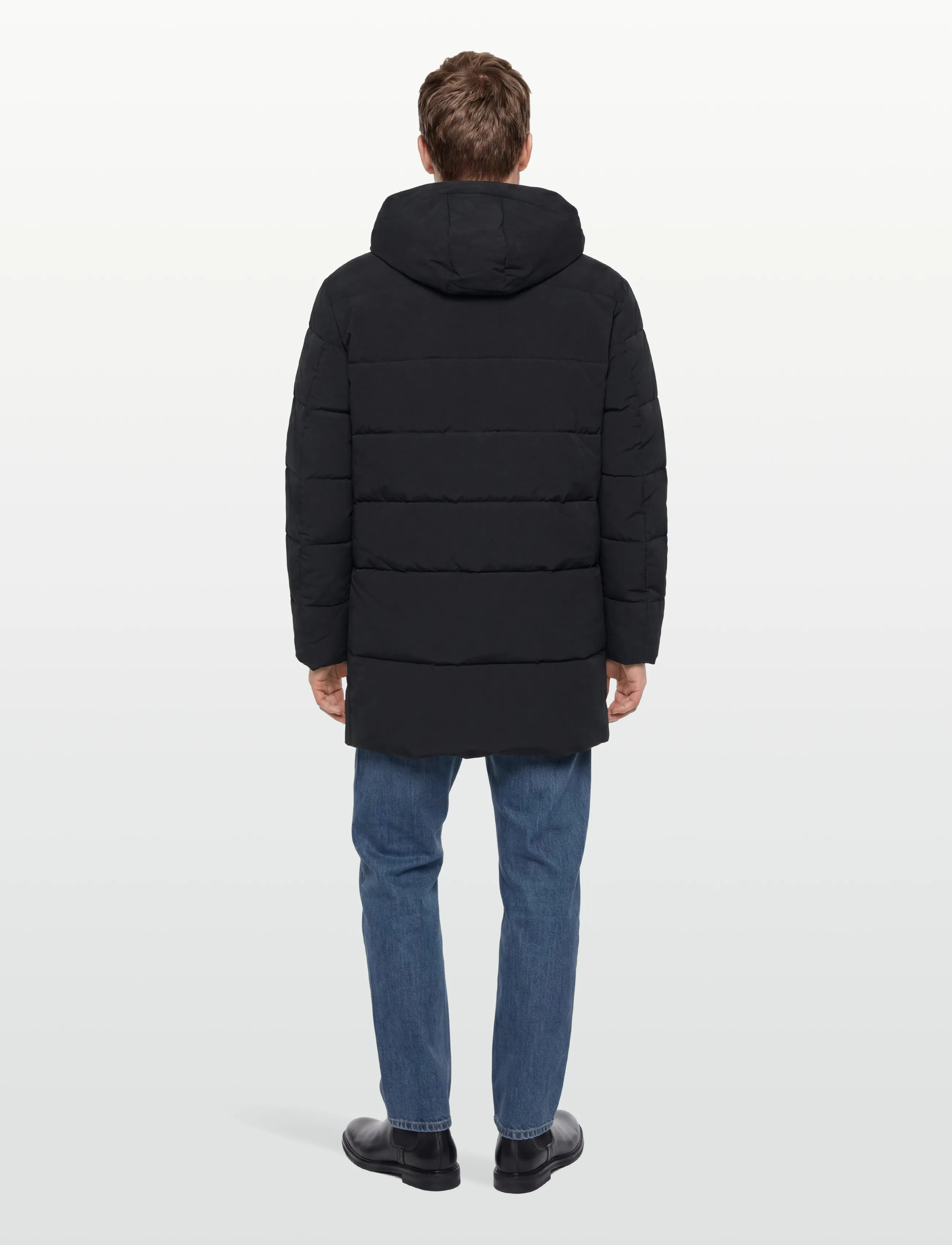 Woodbird - WBJoseph Tech Long Jacket - winterjacken - black - 4