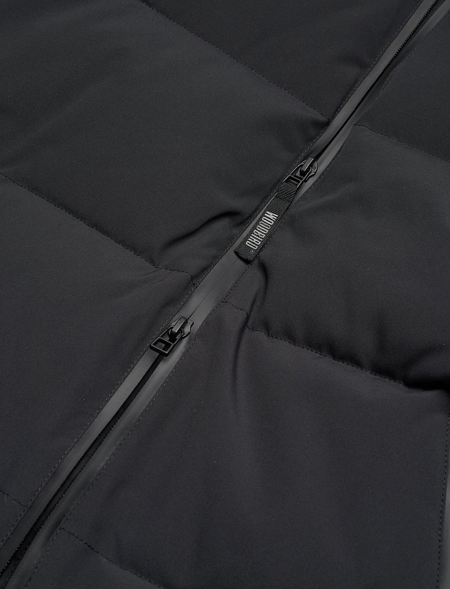 Woodbird - WBJoseph Tech Long Jacket - daunenjacken - black - 3