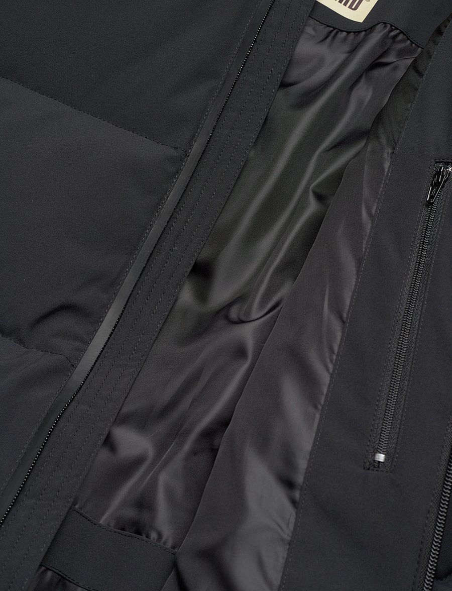 Woodbird - WBJoseph Tech Long Jacket - daunenjacken - black - 4