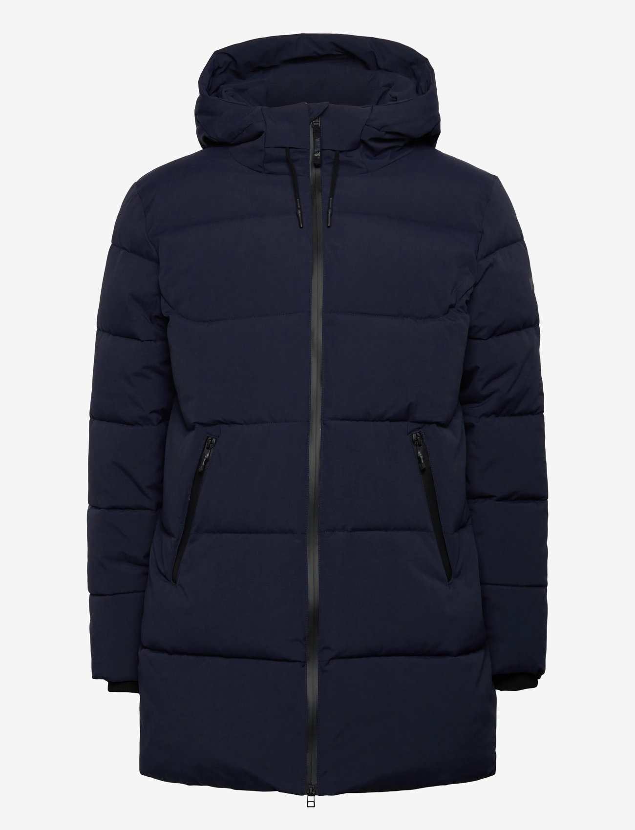 Woodbird - WBJoseph Tech Long Jacket - vinterjackor - navy - 0