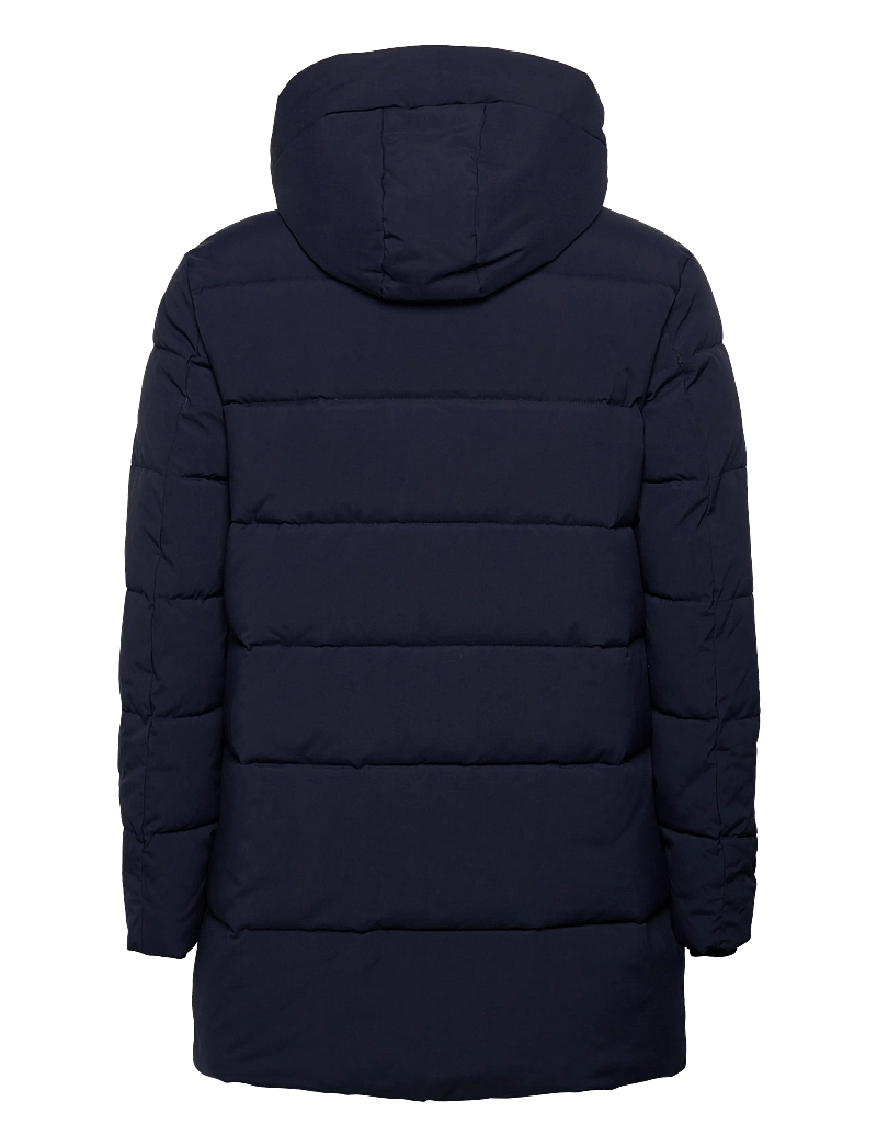 Woodbird - WBJoseph Tech Long Jacket - dunjakker - navy - 1