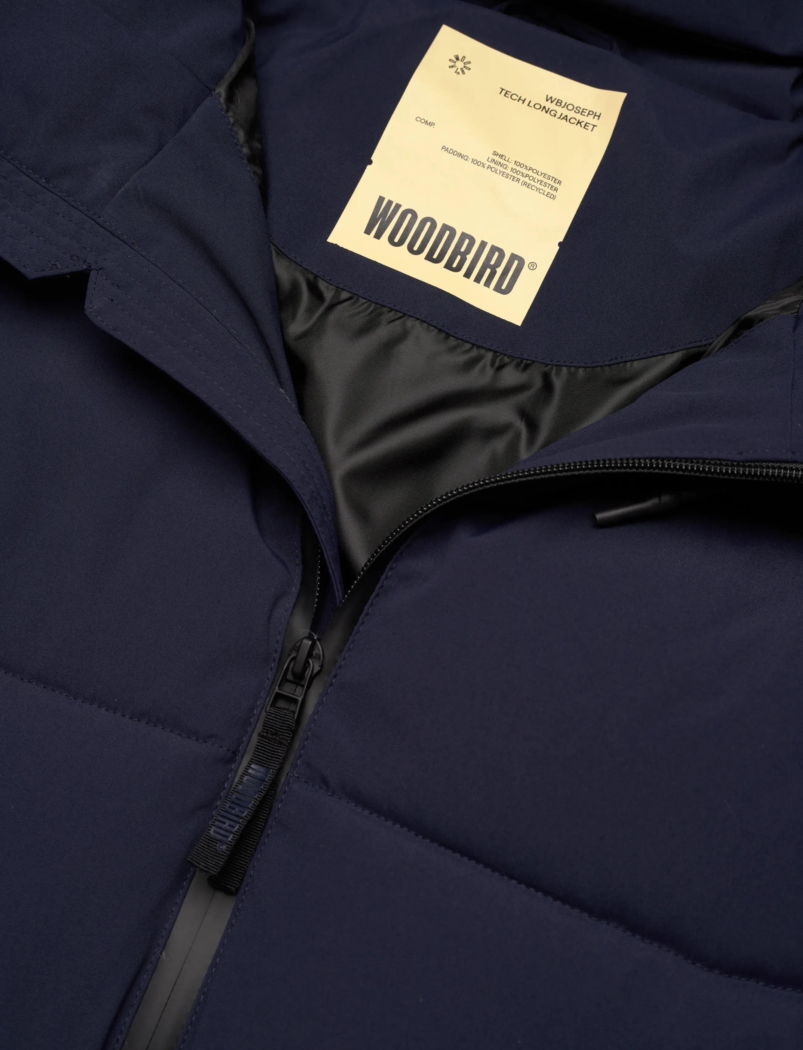 Woodbird - WBJoseph Tech Long Jacket - vinterjakker - navy - 2