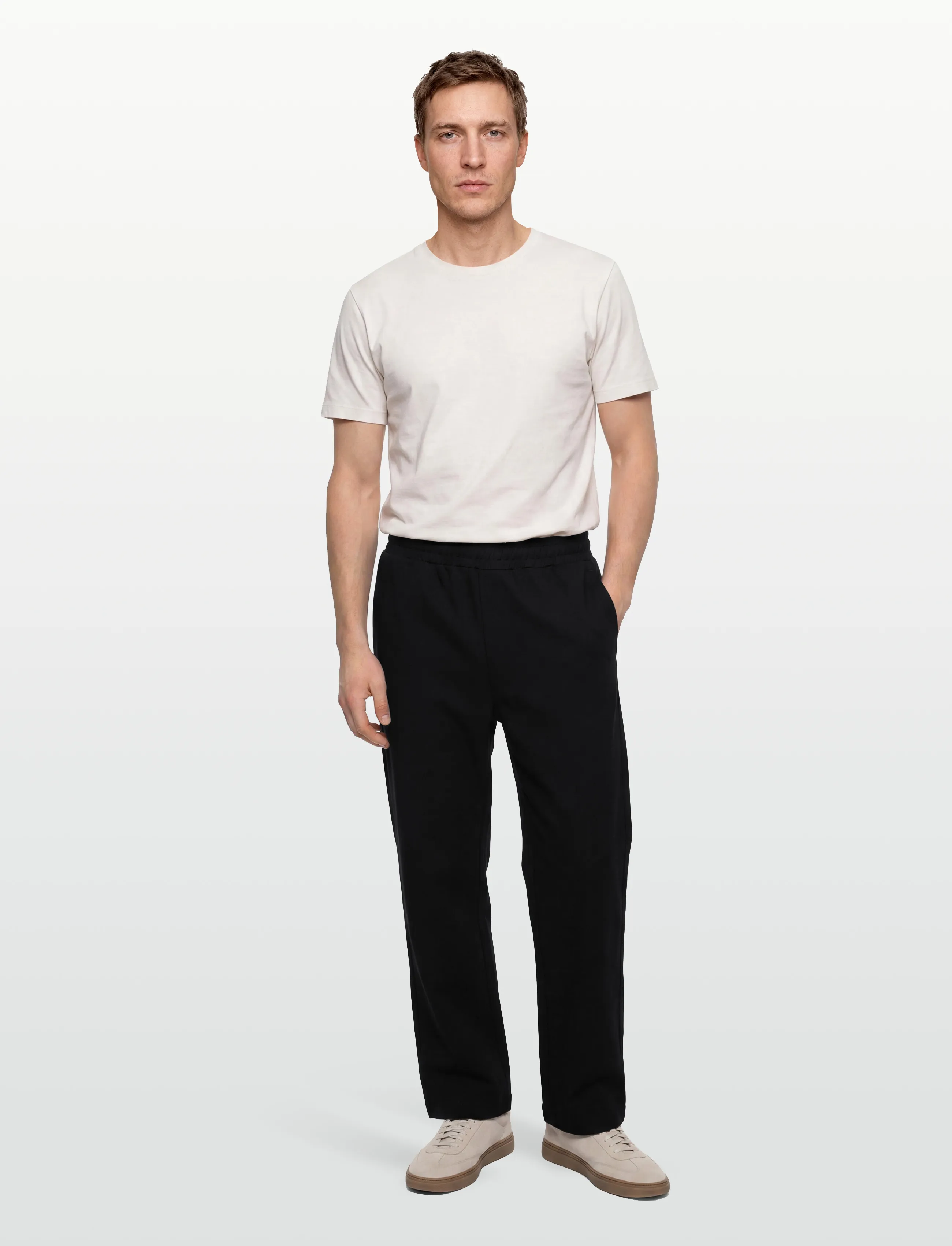 Woodbird Wbhung String Pant, XS, Black, Bukser > Afslappet, Herre