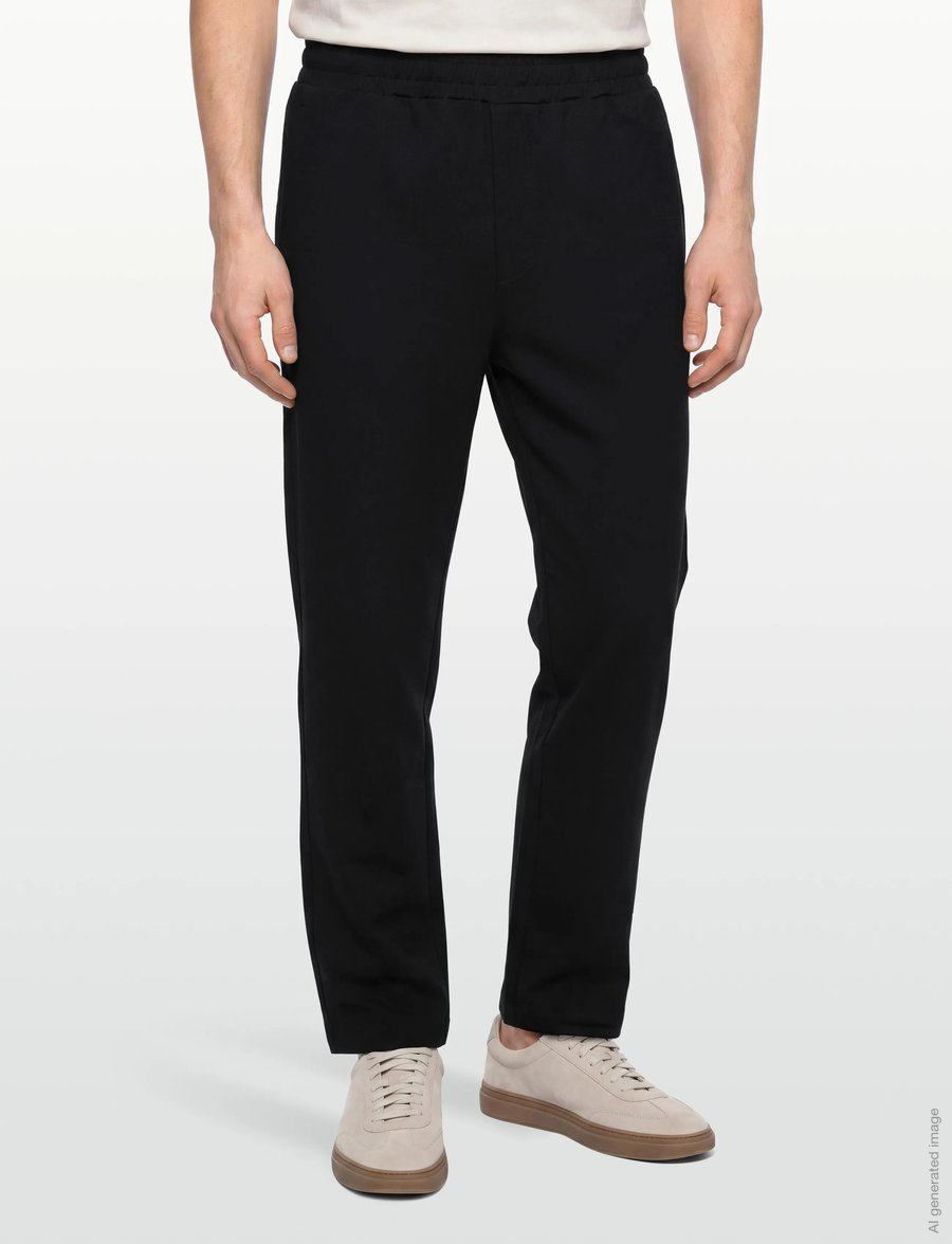 Woodbird - WBHung String Pant - freizeithosen - black - 3