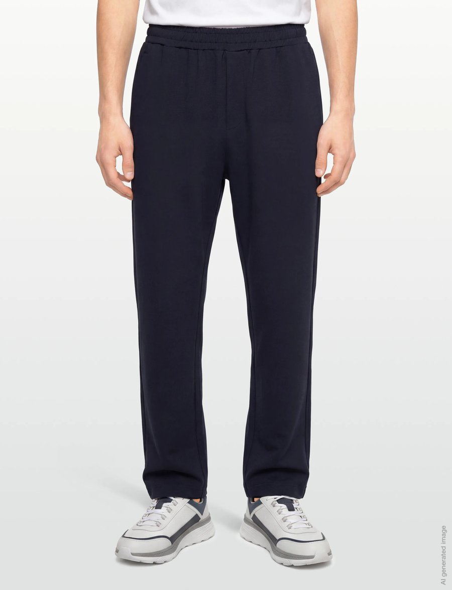 Woodbird - WBHung String Pant - freizeithosen - navy - 3