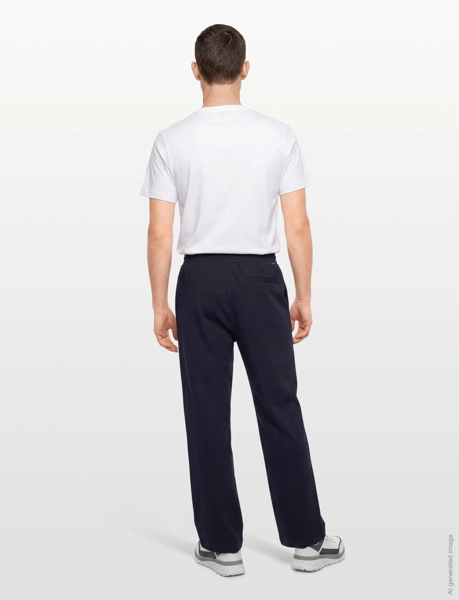 Woodbird - WBHung String Pant - freizeithosen - navy - 4
