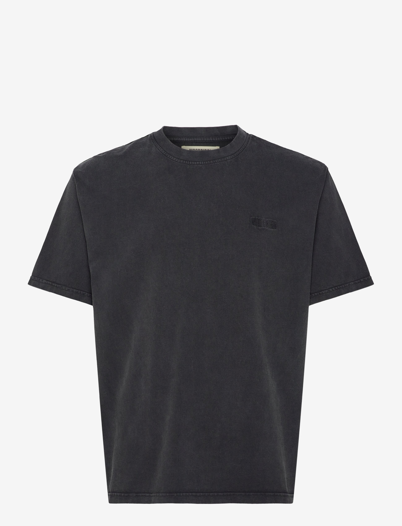 Woodbird - WBBaine Washed Tee - lühikeste varrukatega t-särgid - black - 1