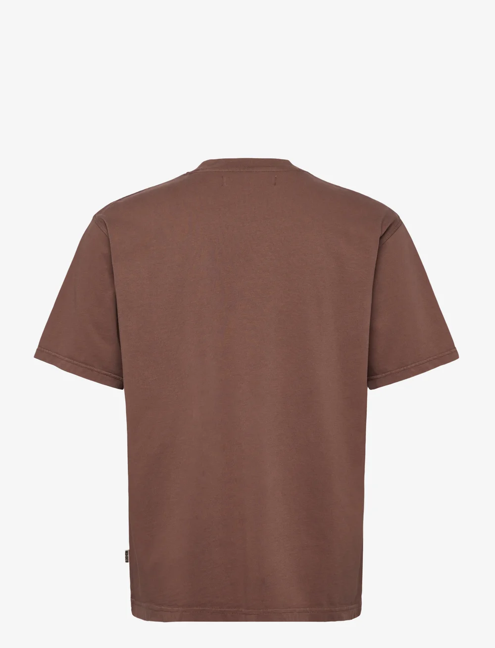 Woodbird - WBBaine Washed Tee - kortärmade t-shirts - brown - 2