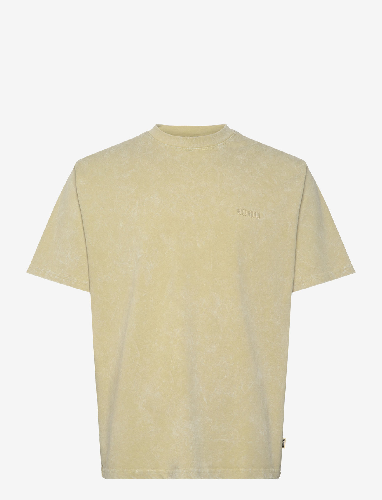 Woodbird - WBBaine Washed Tee - light sand - 1