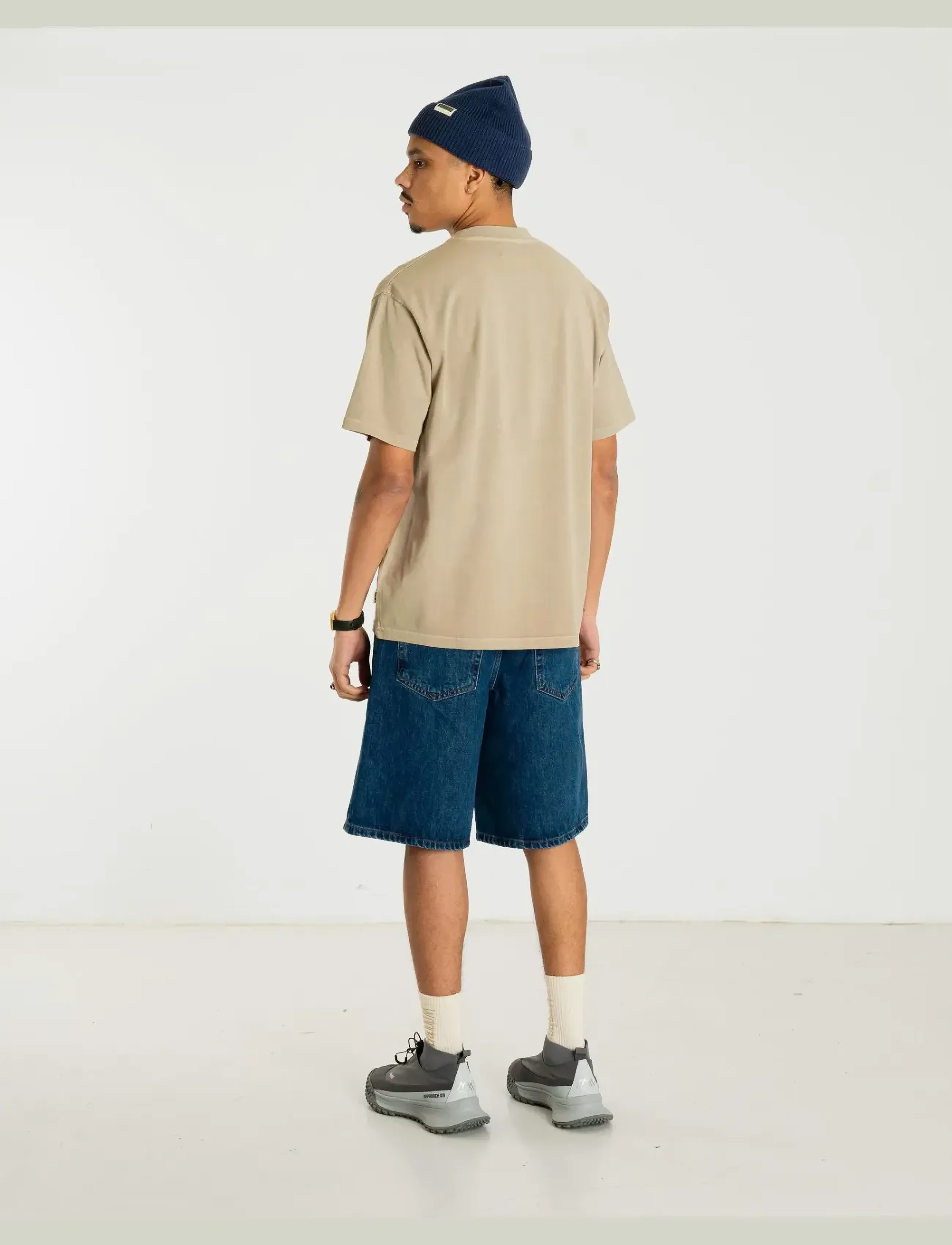 Woodbird - WBBaine Washed Tee - light sand - 5