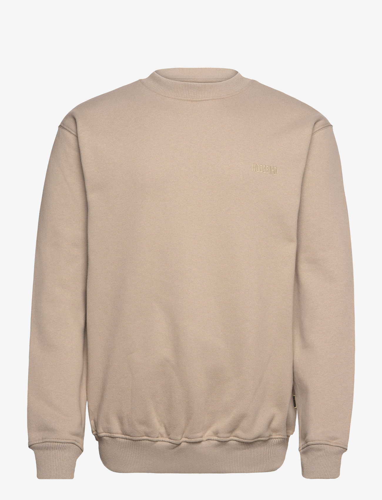 Woodbird - WBCane Base Crew - sweatshirts - dark beige - 0