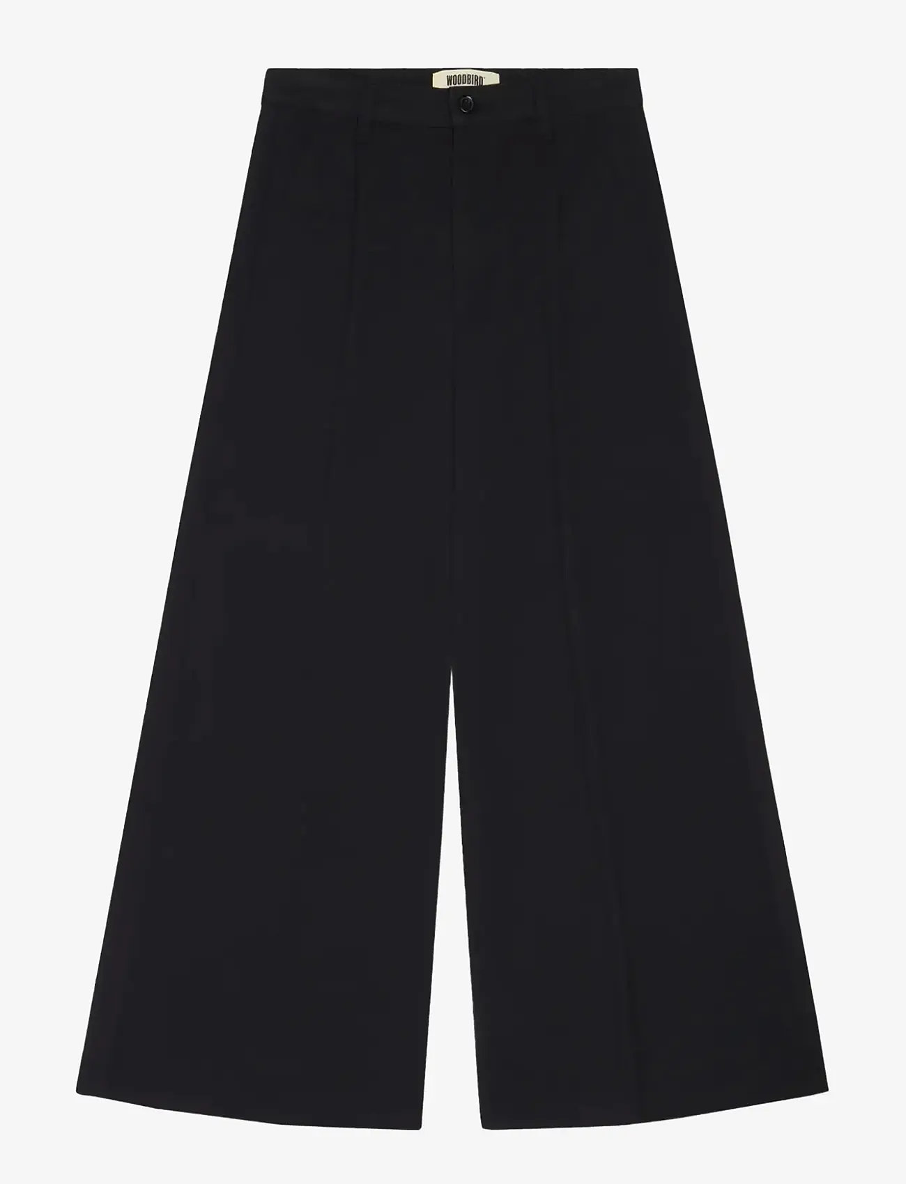 Woodbird - WBSoul Straight Pant - bukser med brede ben - black - 1