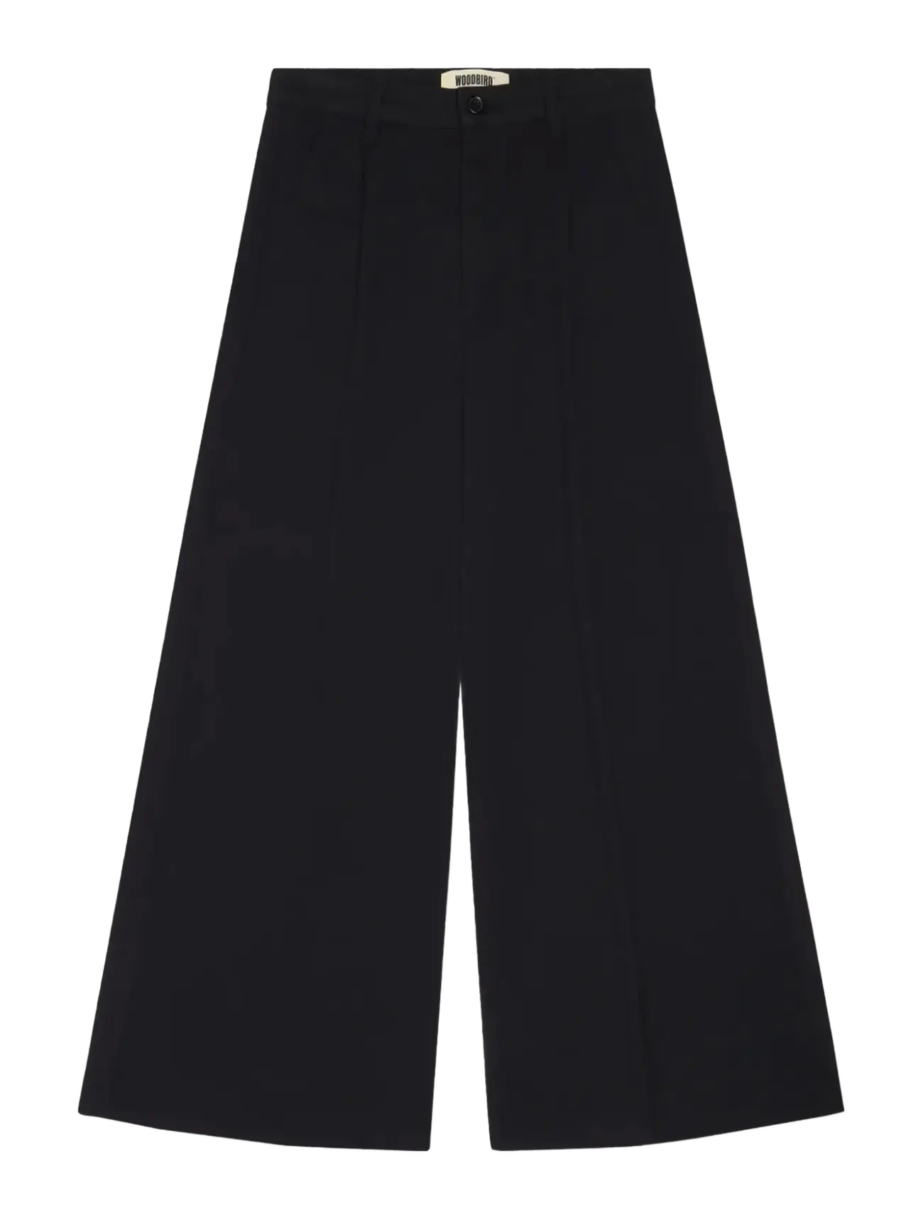 Woodbird WBSoul Straight Pant - Püksid - BLACK / black