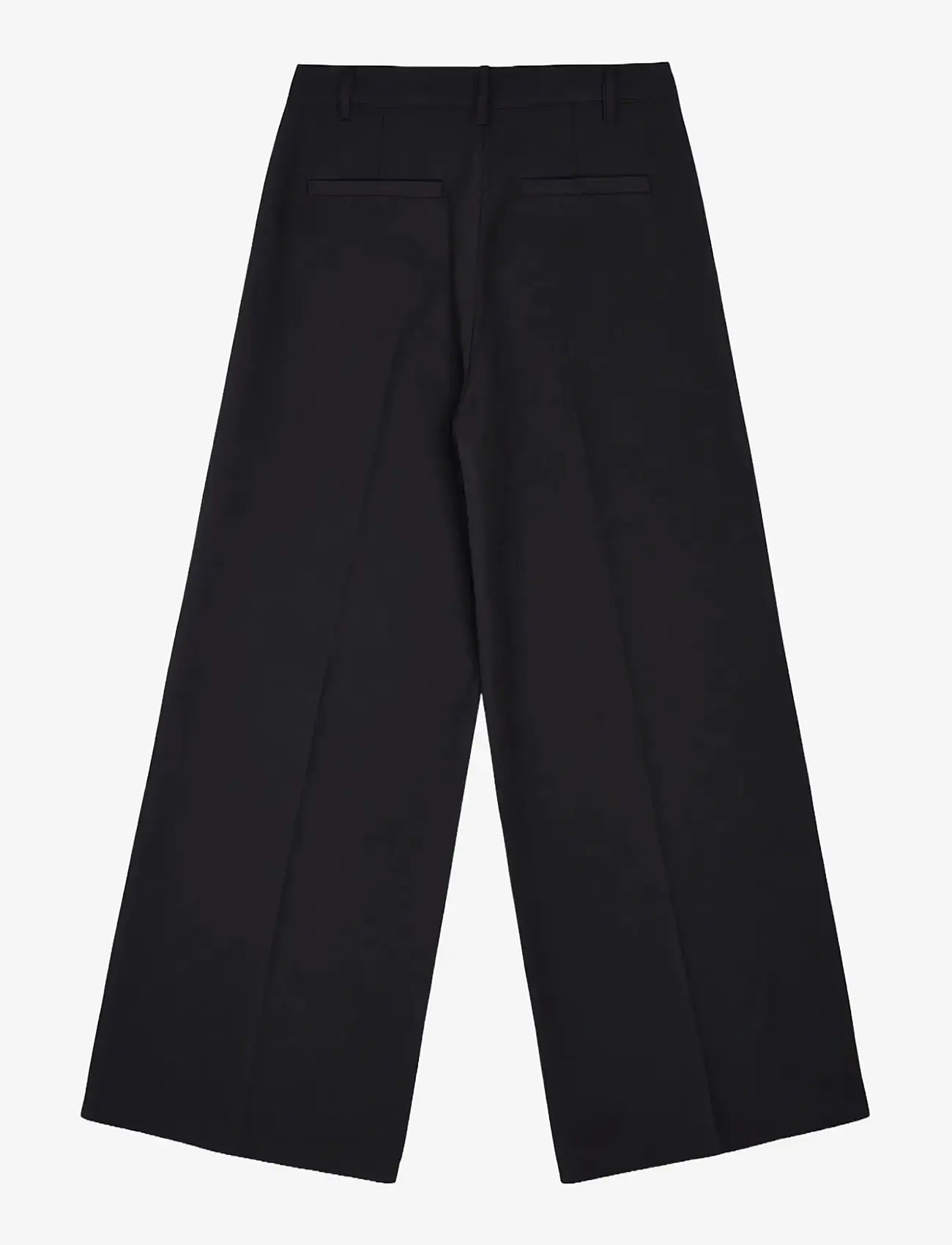 Woodbird - WBSoul Straight Pant - bukser med brede ben - black - 2