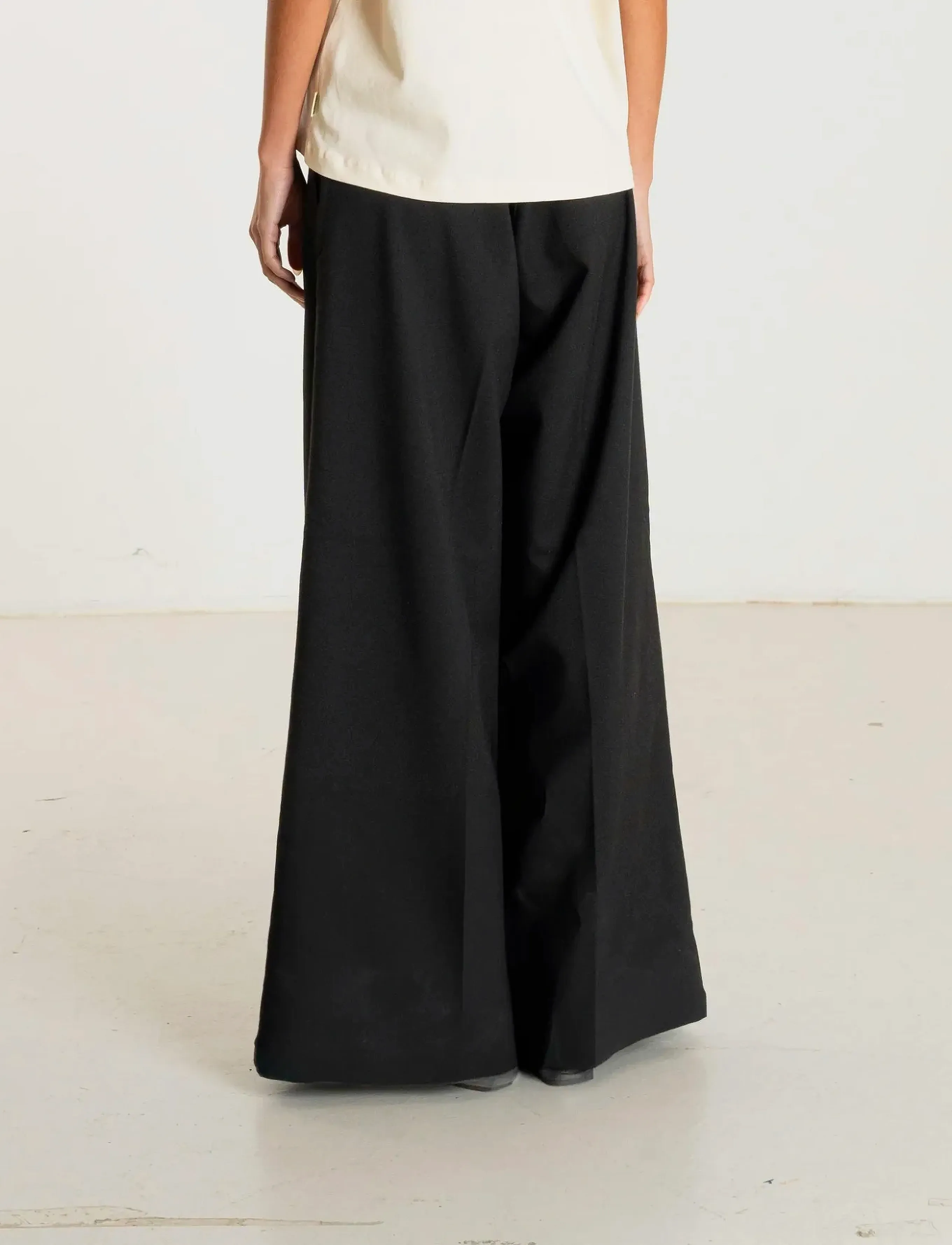 Woodbird - WBSoul Straight Pant - hosen mit weitem bein - black - 4