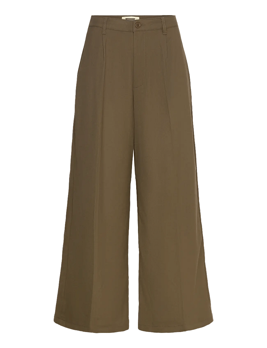 Woodbird - WBSoul Straight Pant - hosen mit weitem bein - khaki - 0