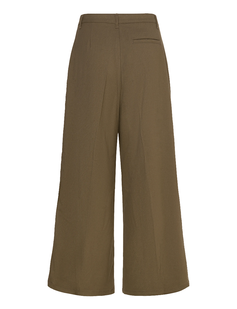 Woodbird - WBSoul Straight Pant - hosen mit weitem bein - khaki - 1