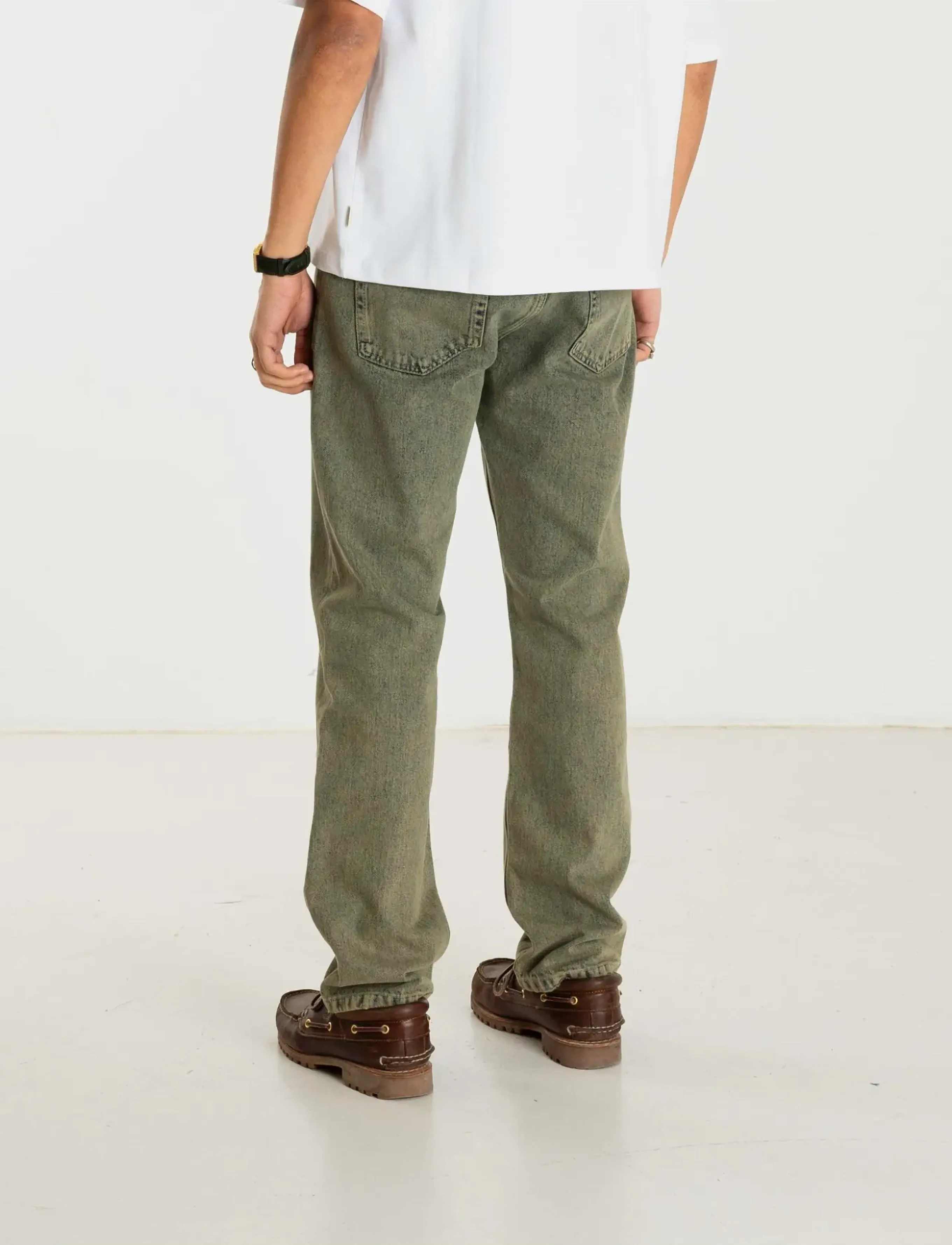 Woodbird - WBJay Dirt Jeans - regular jeans - dark green - 4
