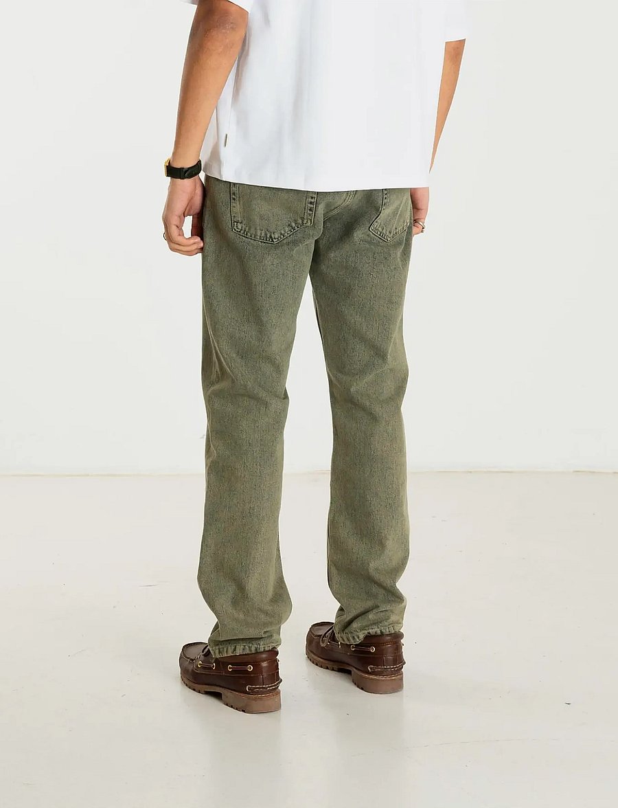 Woodbird - WBJay Dirt Jeans - klassikalised teksad - dark green - 4