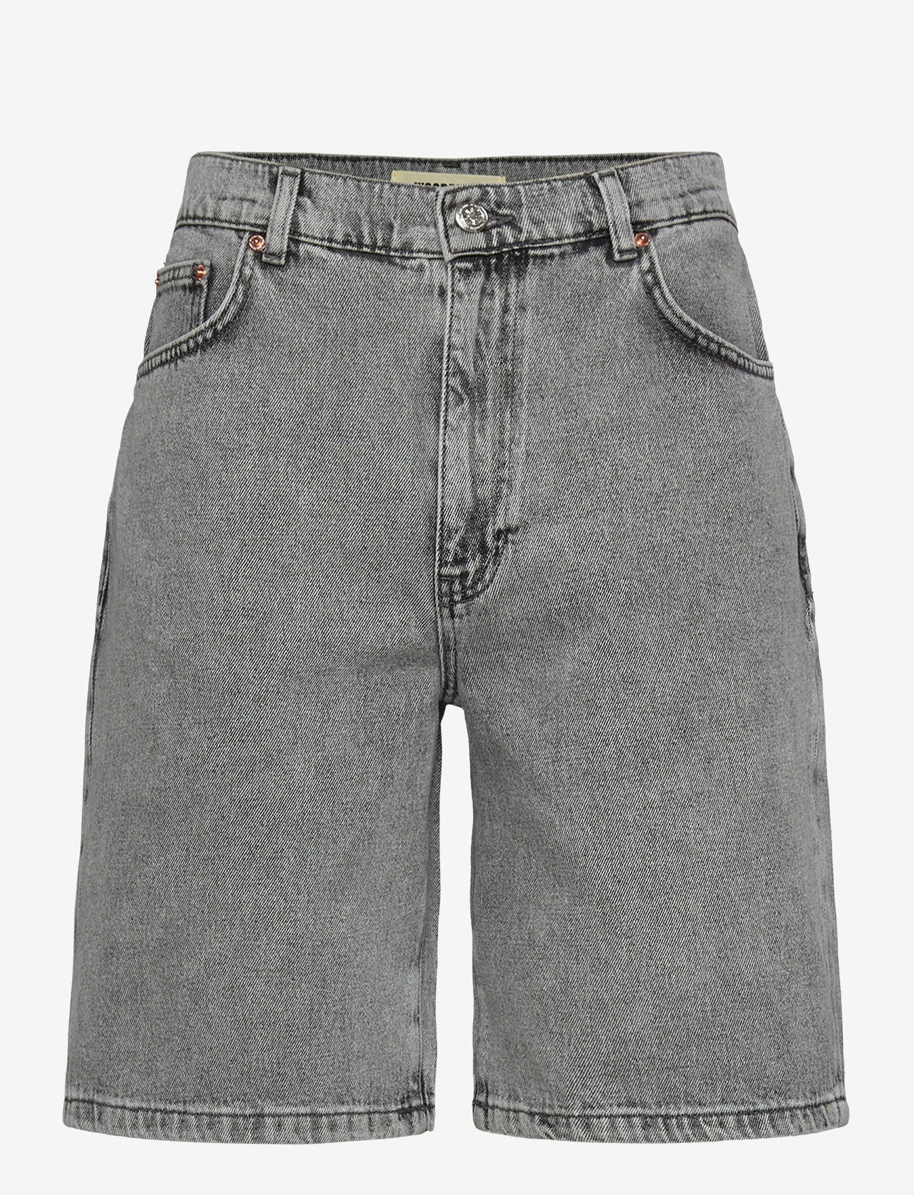 Woodbird - WBLeroy Ash Grey Shorts - jorts - grey - 0