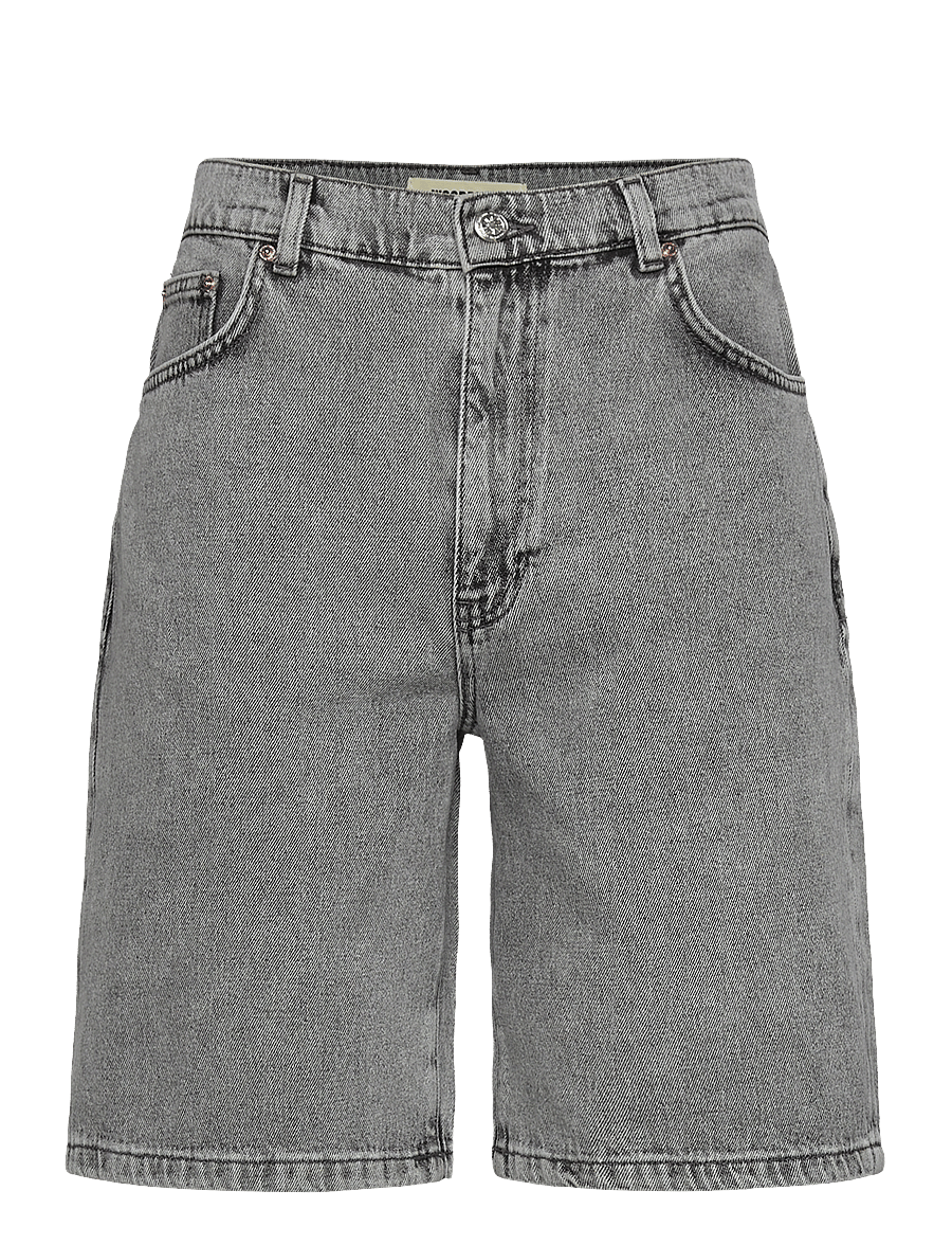 Woodbird - WBLeroy Ash Grey Shorts - jeansshorts - grey - 1