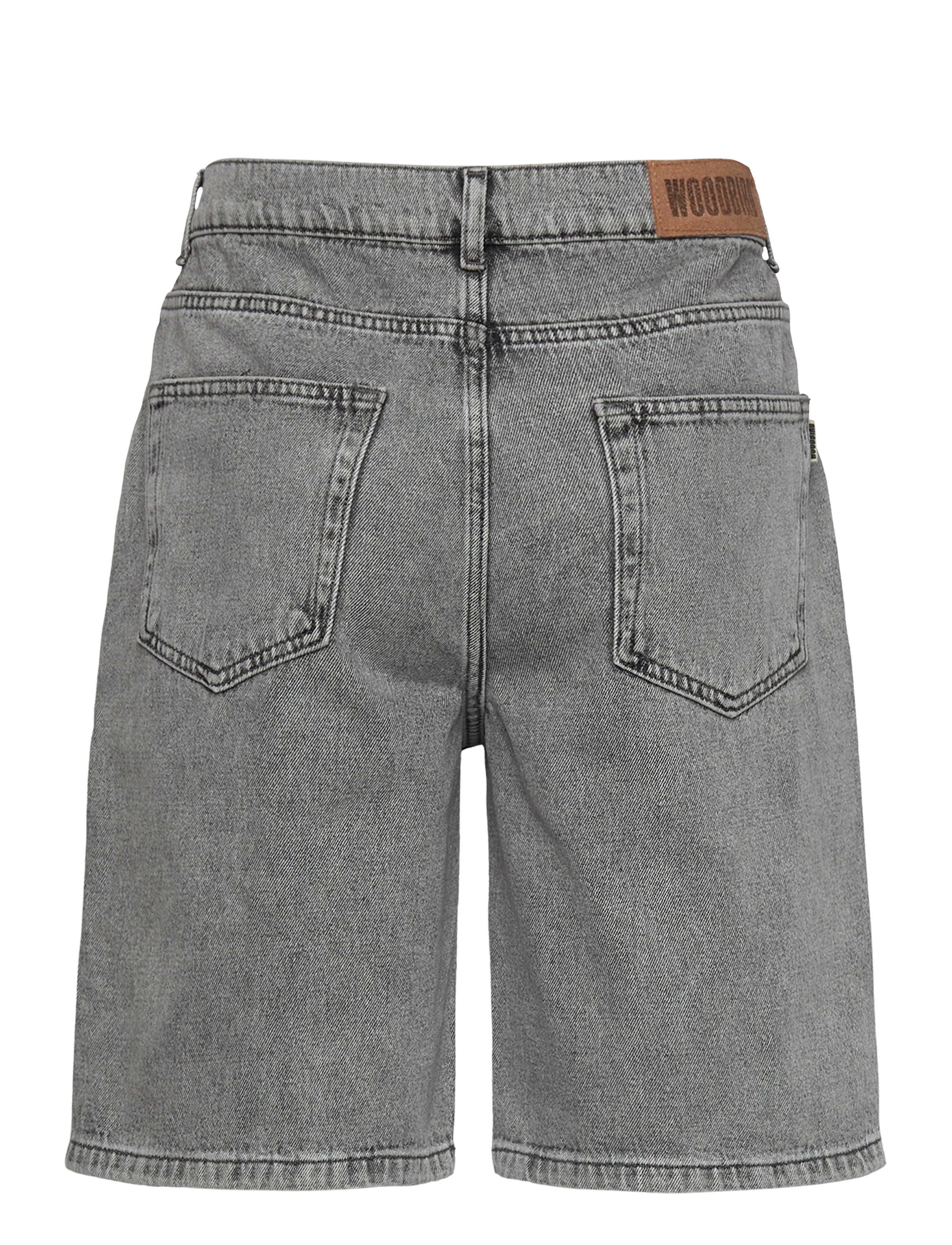 Woodbird - WBLeroy Ash Grey Shorts - jeans shorts - grey - 1