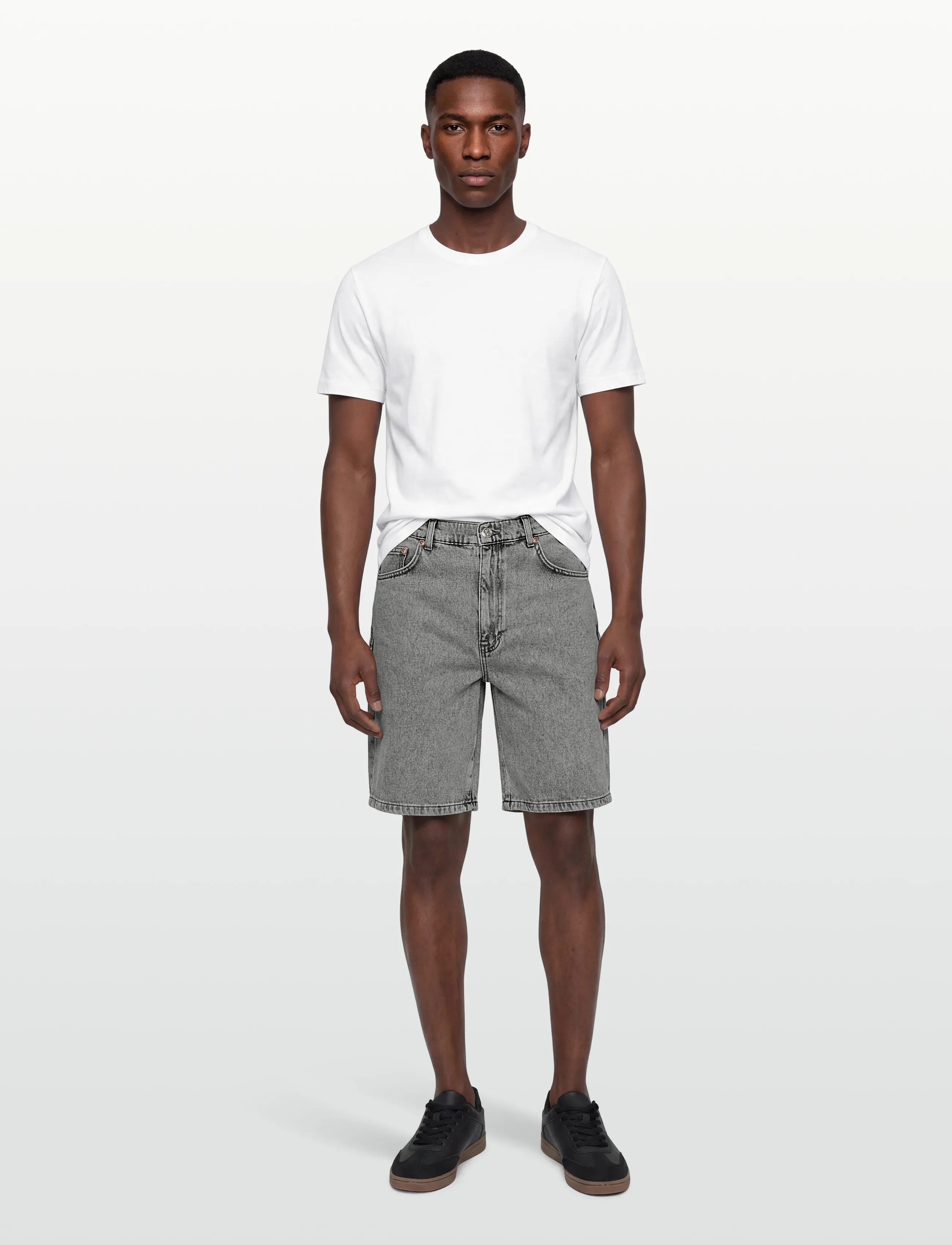 Woodbird Wbleroy Ash Grey Shorts, 28, Grau - Denim, Männerswear