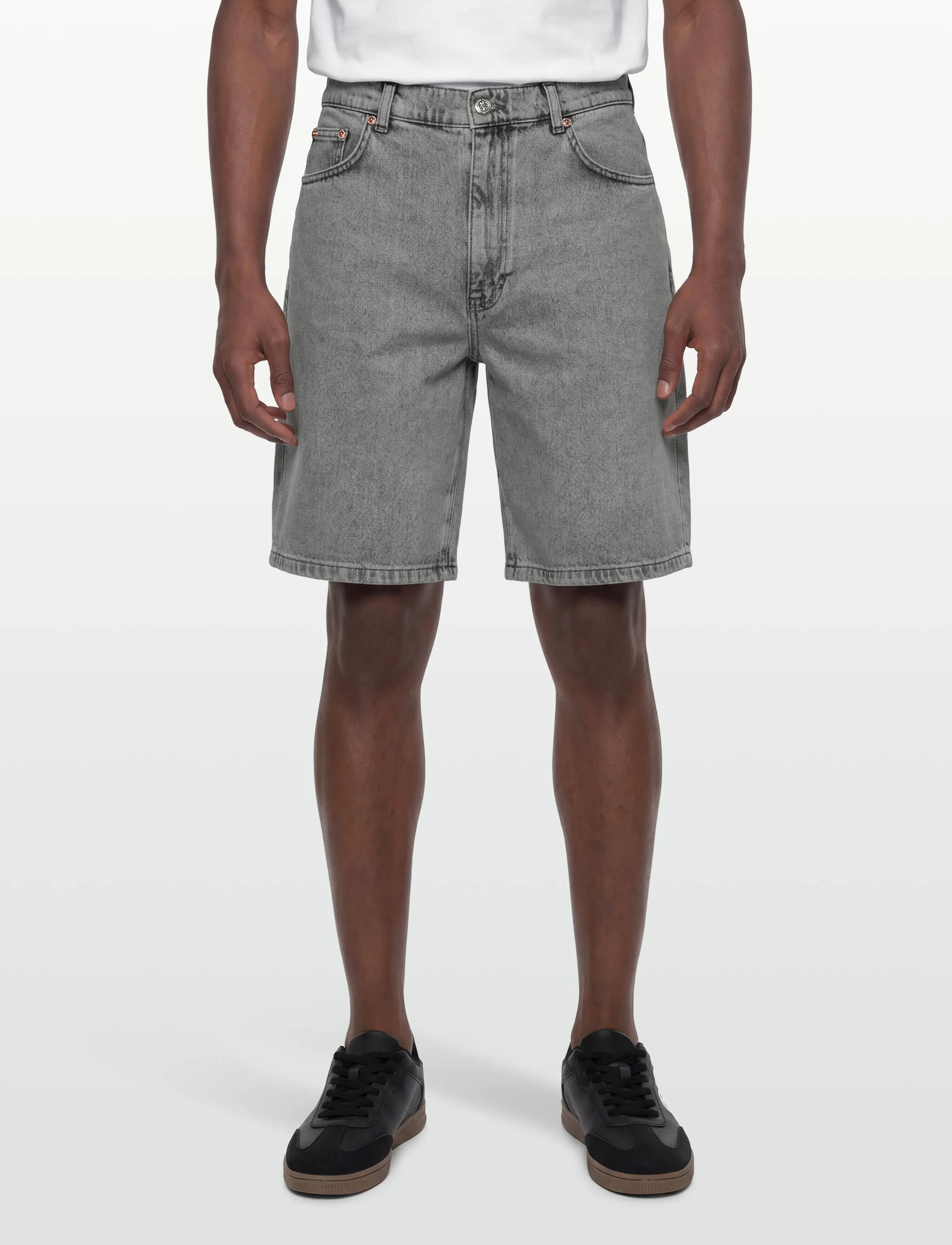 Woodbird - WBLeroy Ash Grey Shorts - džinsiniai šortai - grey - 3