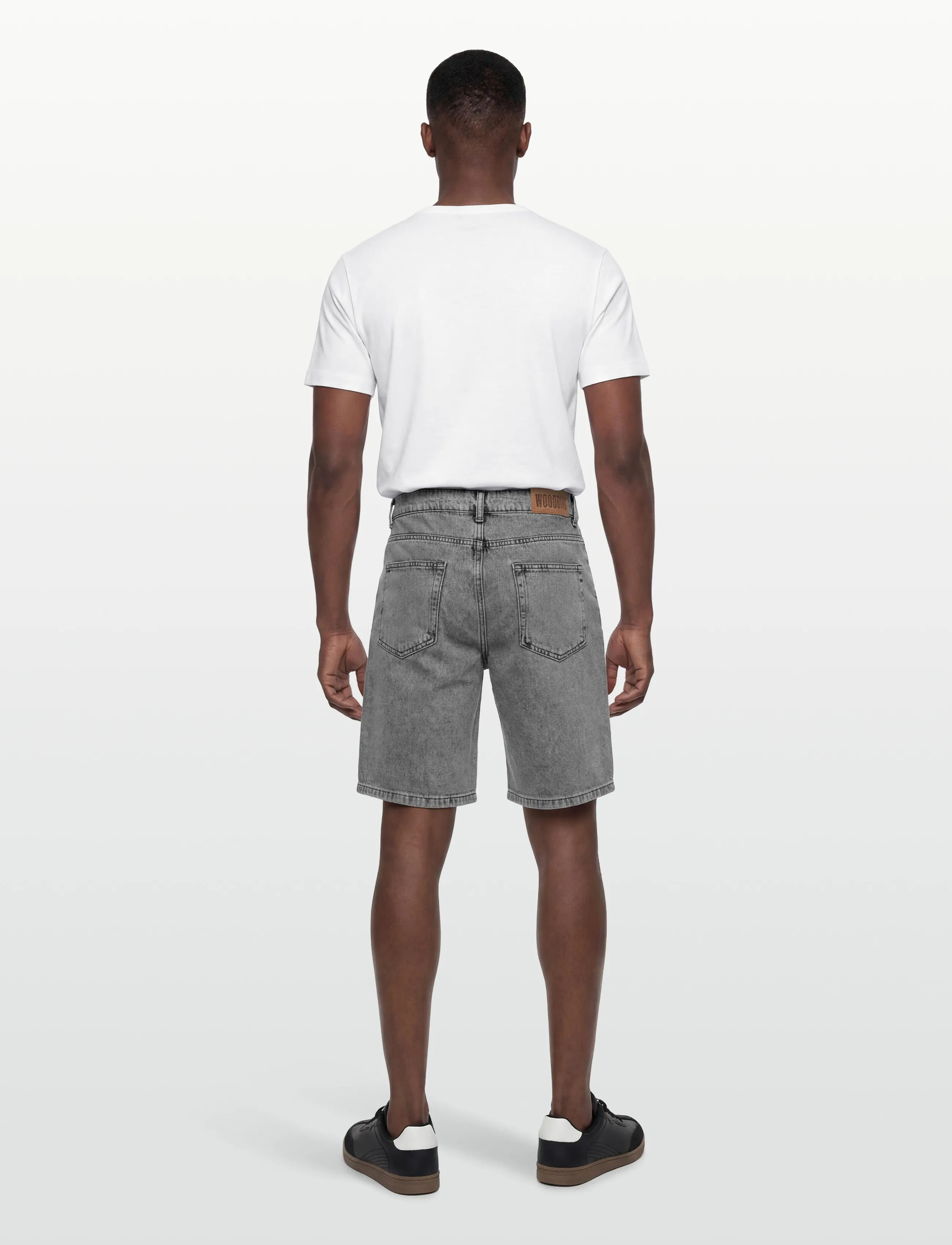 Woodbird - WBLeroy Ash Grey Shorts - džinsiniai šortai - grey - 4
