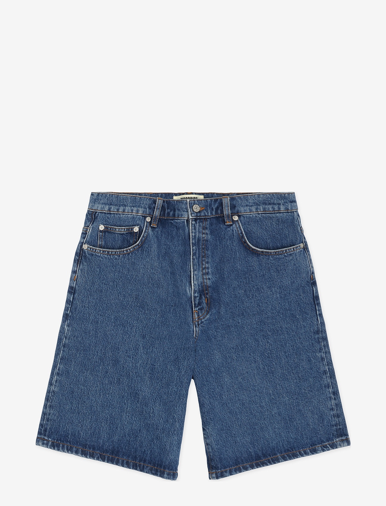 Woodbird - WBRami Stone Shorts - farkkushortsit - blue - 1
