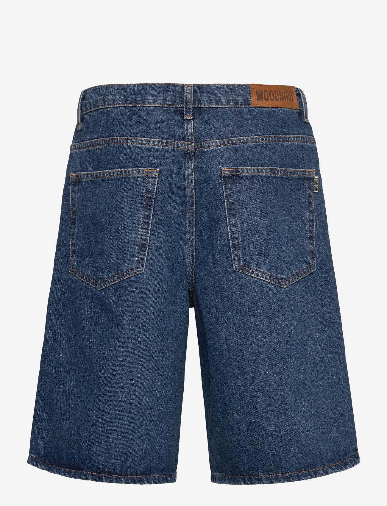 Woodbird - WBRami Stone Shorts - farkkushortsit - blue - 2