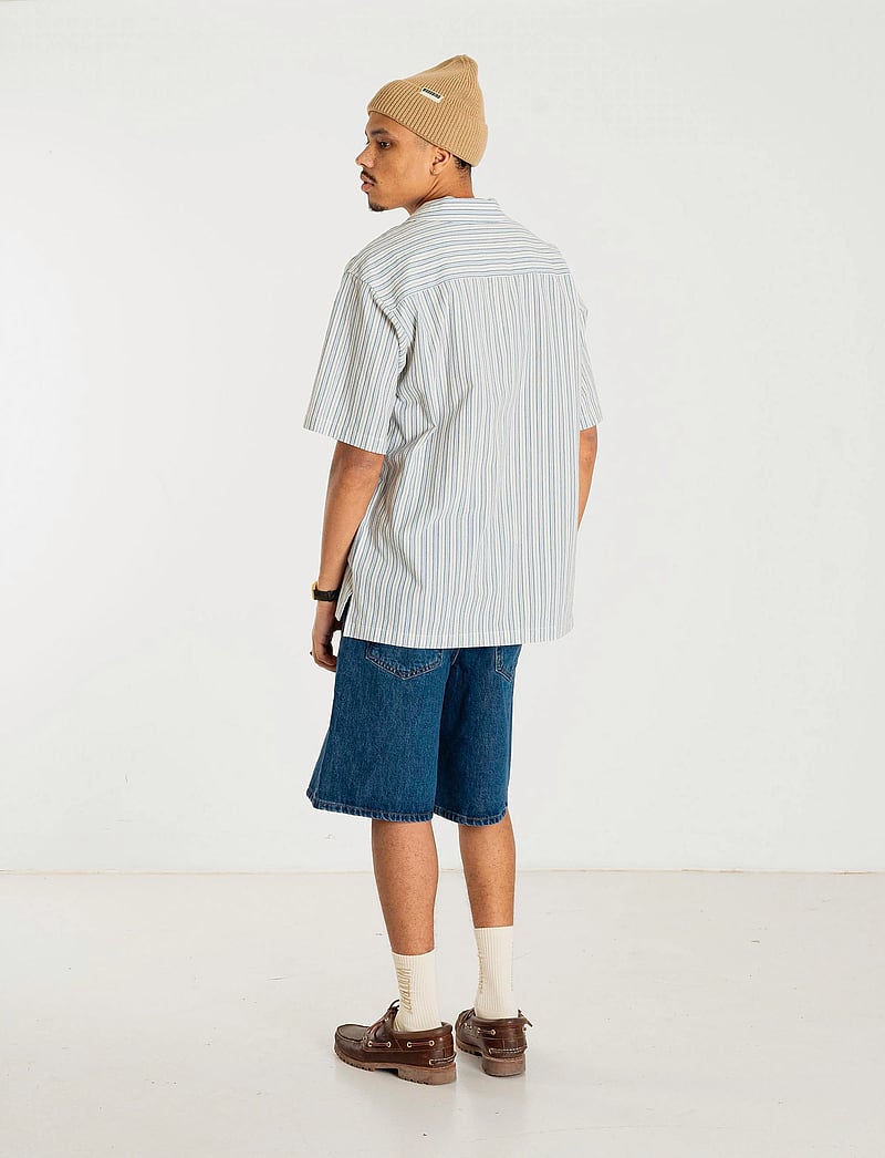 Woodbird - WBRami Stone Shorts - farkkushortsit - blue - 3