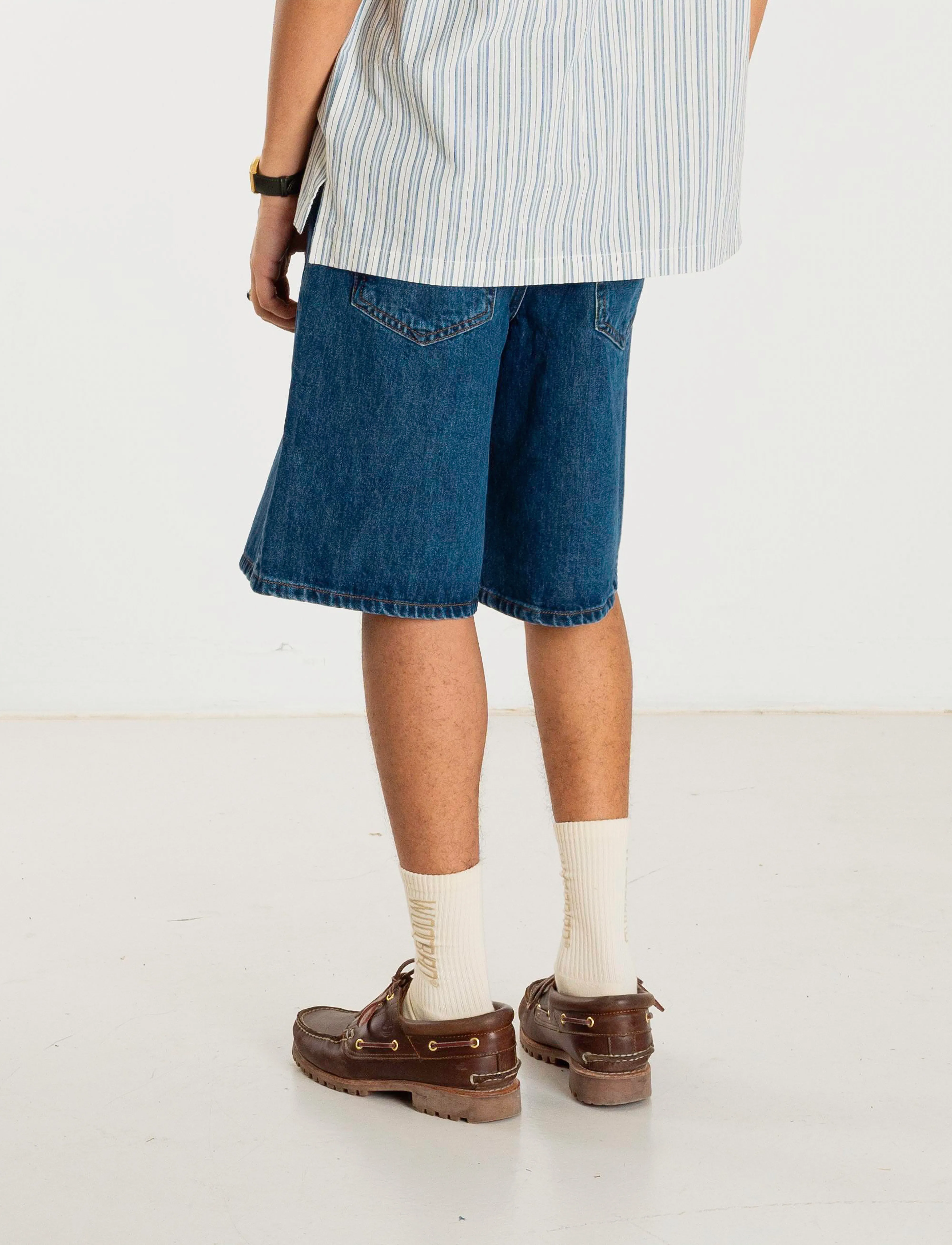 Woodbird - WBRami Stone Shorts - blue - 5