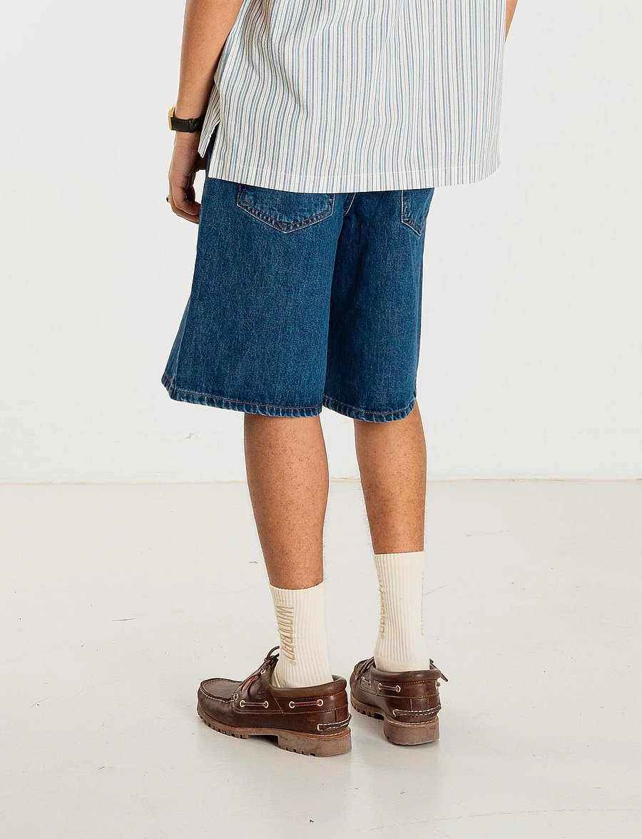 Woodbird - WBRami Stone Shorts - blue - 5