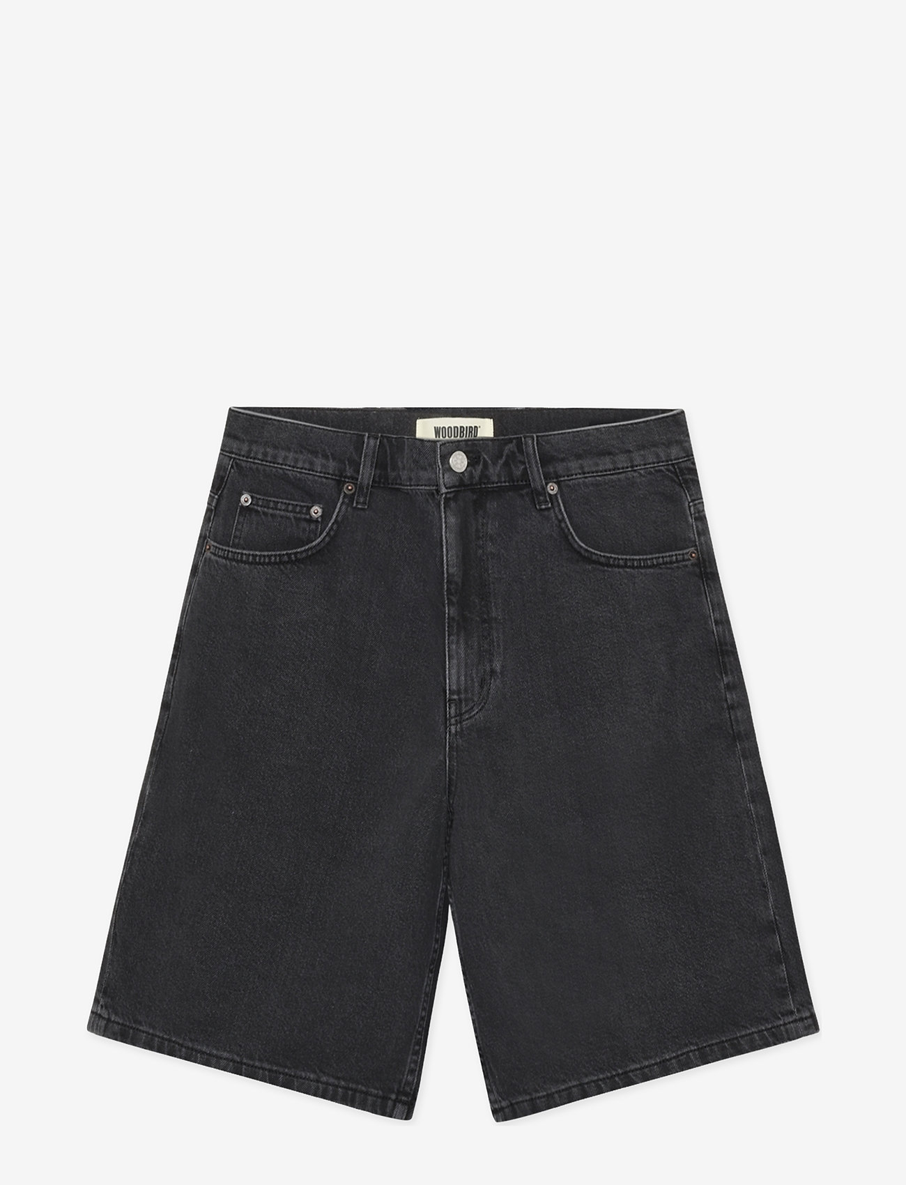 Woodbird - WBRami Crow Shorts - jorts - black vintage - 1