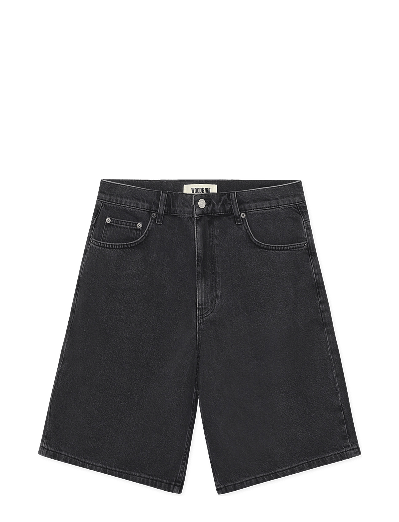 Woodbird - WBRami Crow Shorts - jorts - black vintage - 1
