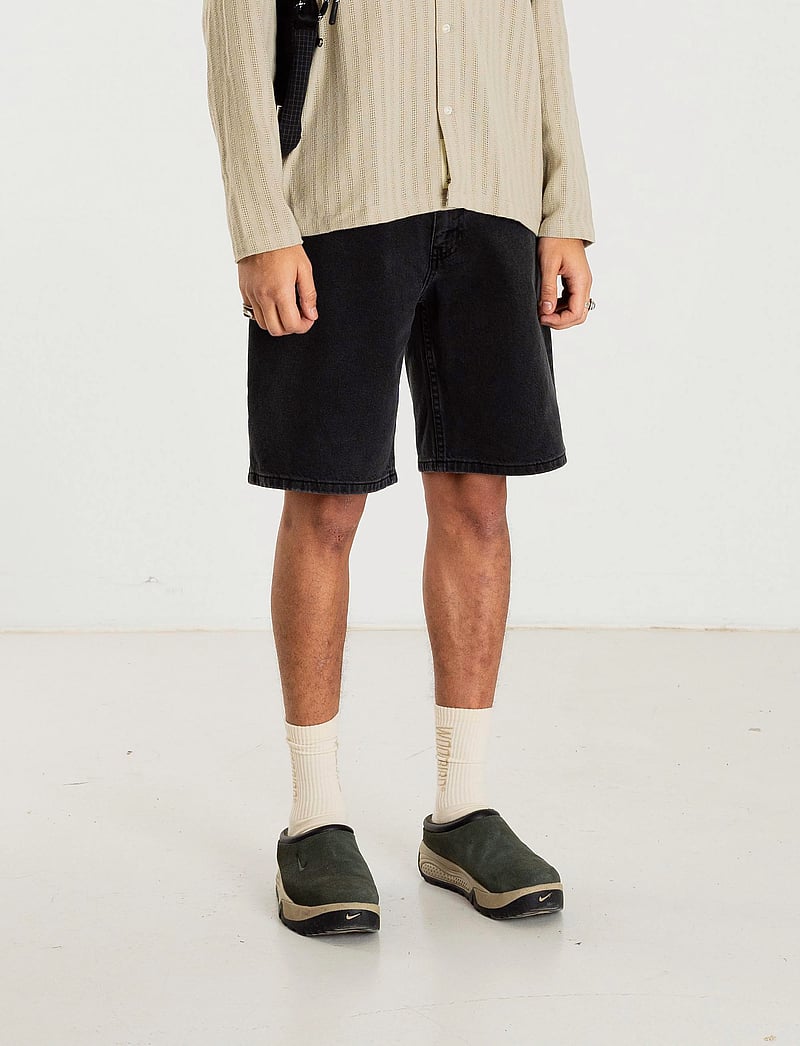 Woodbird - WBRami Crow Shorts - jorts - black vintage - 2