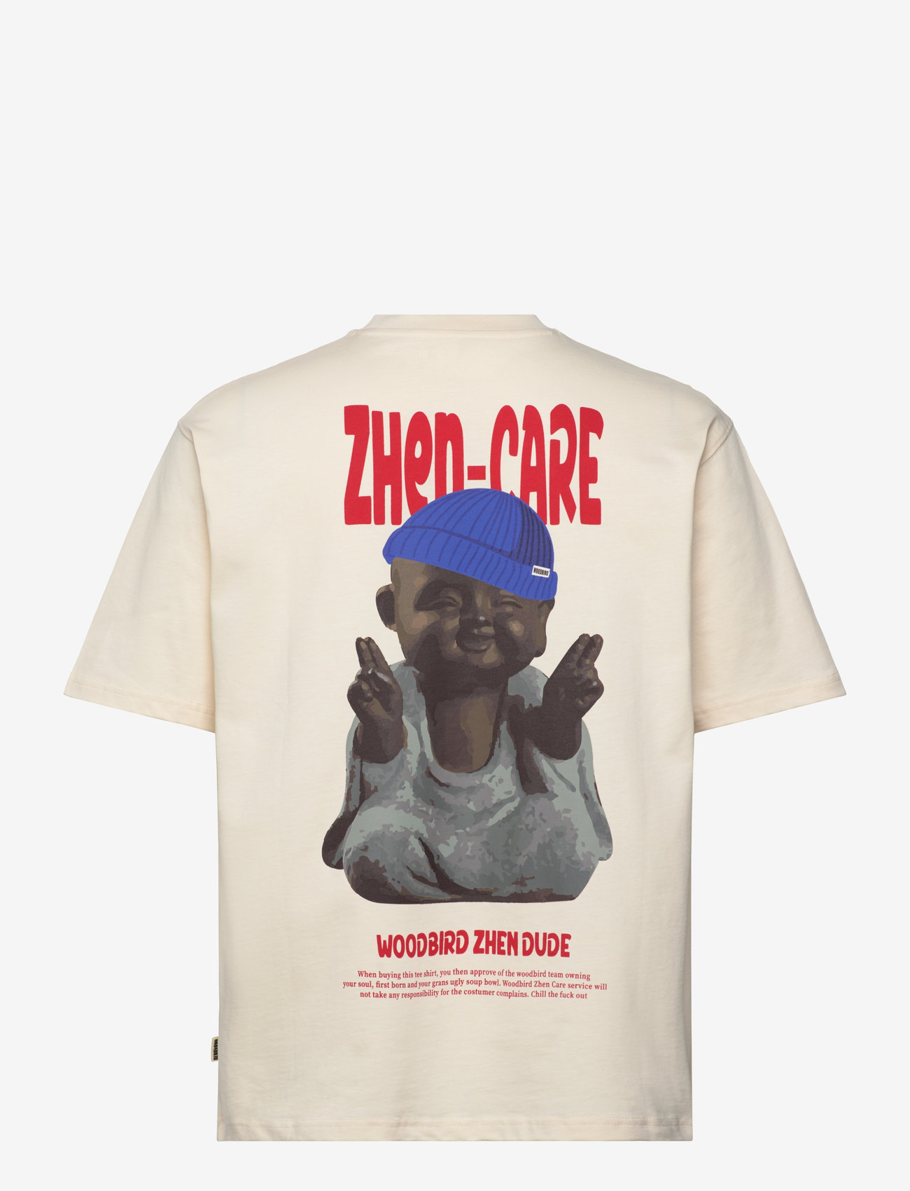 Woodbird - WBBaine Dude Tee - off white - 1