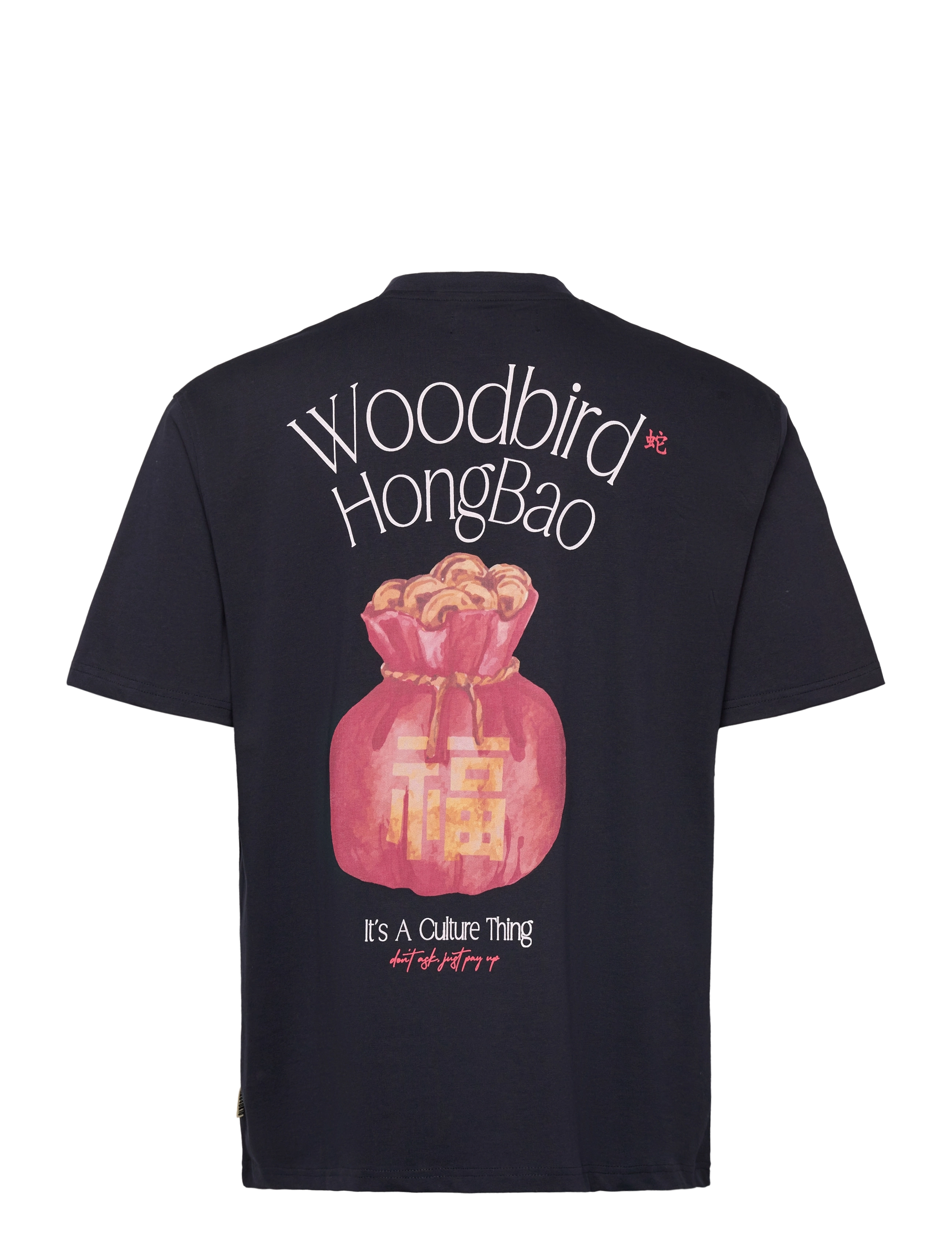 Woodbird - WBBaine HongBao Tee - navy blazer - 1