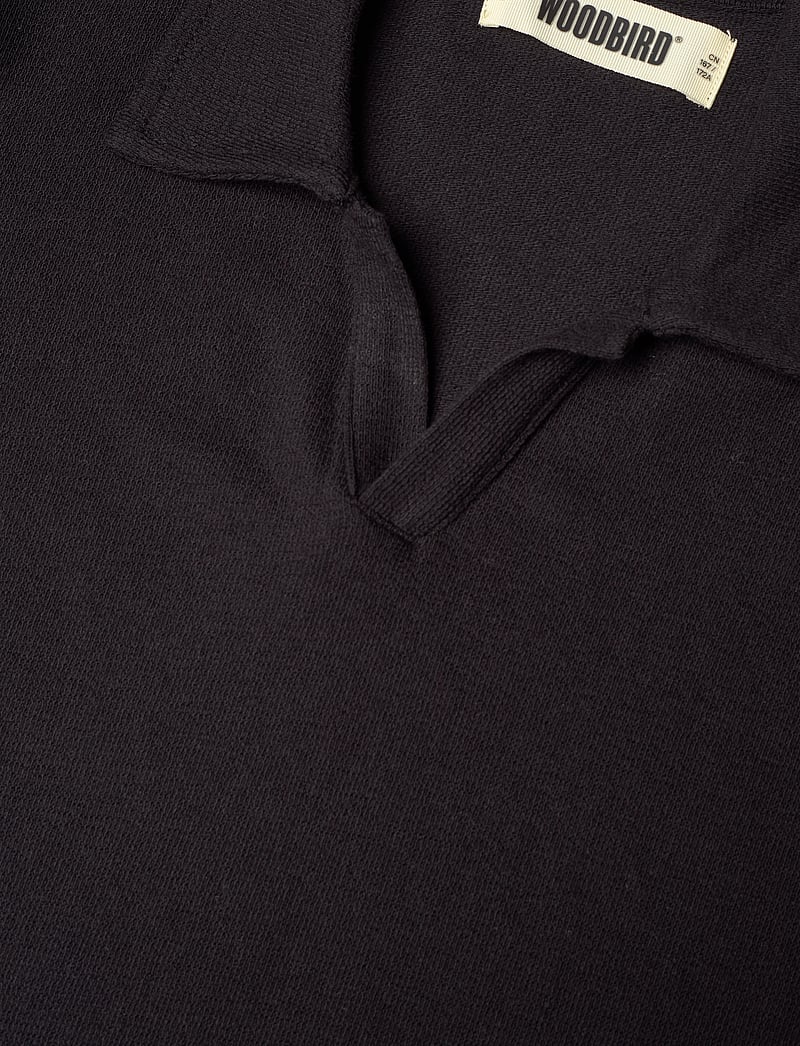 Woodbird - WBMoul Terry Polo - black - 2