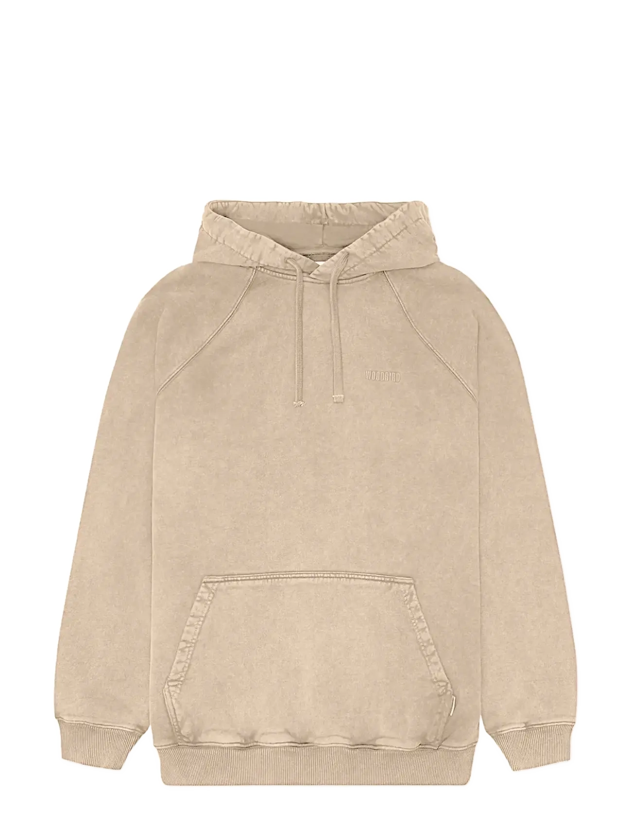 Woodbird WBPaw Washed Hoodie - Sweatshirts - LIGHT SAND / beige