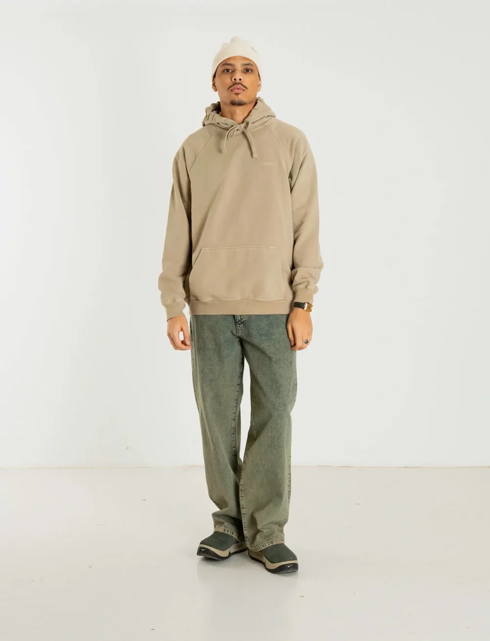 Woodbird - WBPaw Washed Hoodie - kapuzenpullover - light sand - 0