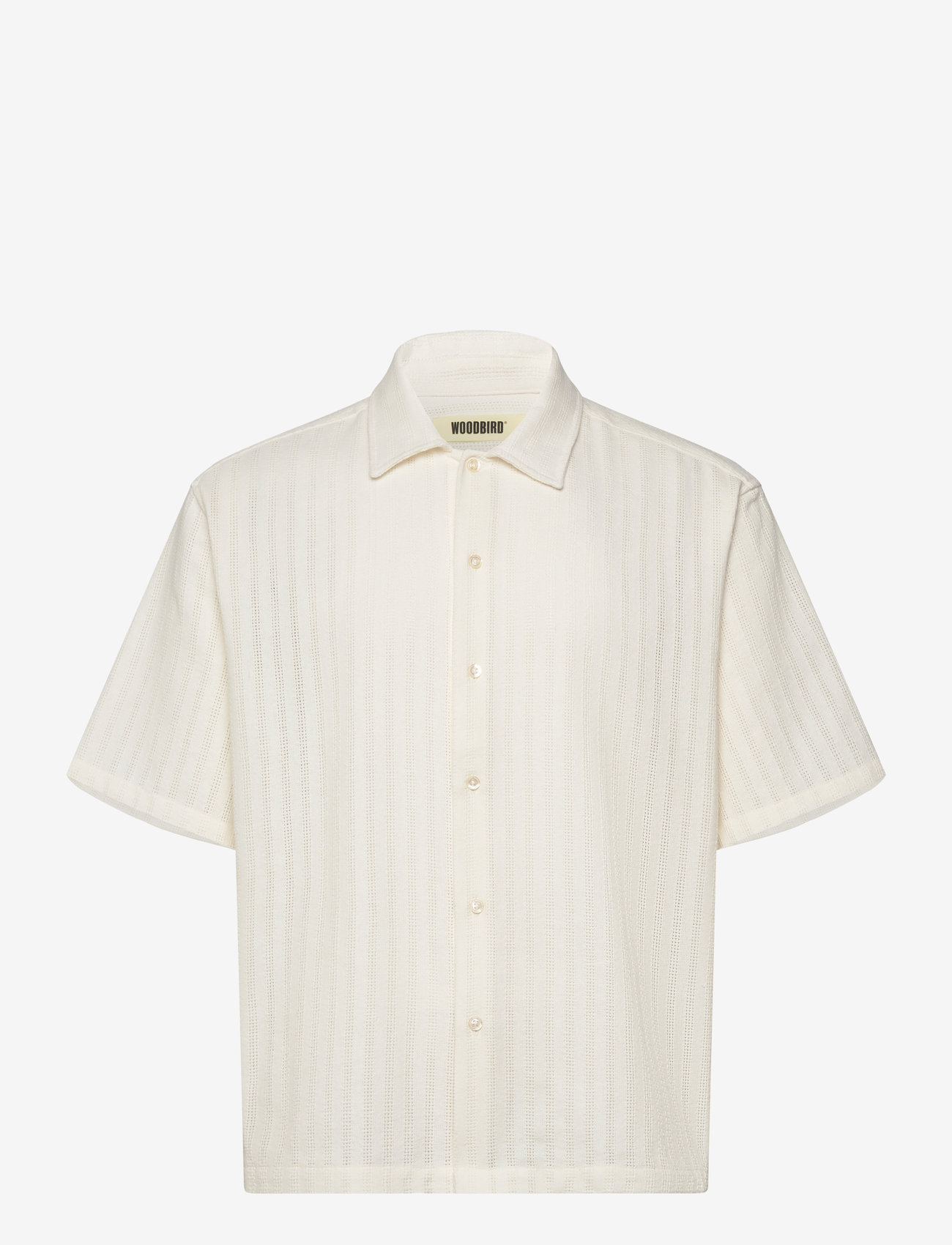 Woodbird - WBWang Chuke Shirt - kurzarmhemden - off white - 1