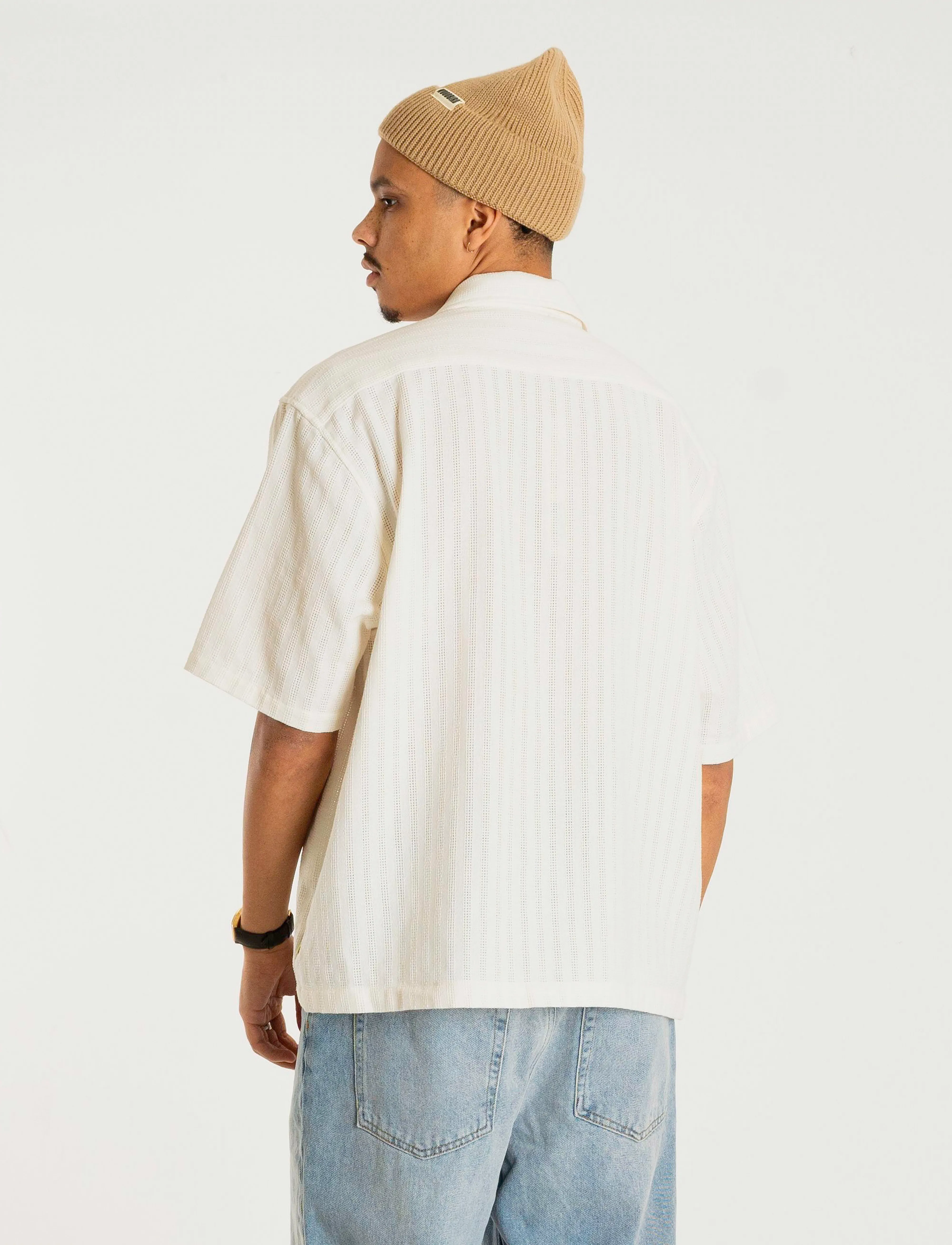 Woodbird - WBWang Chuke Shirt - off white - 4