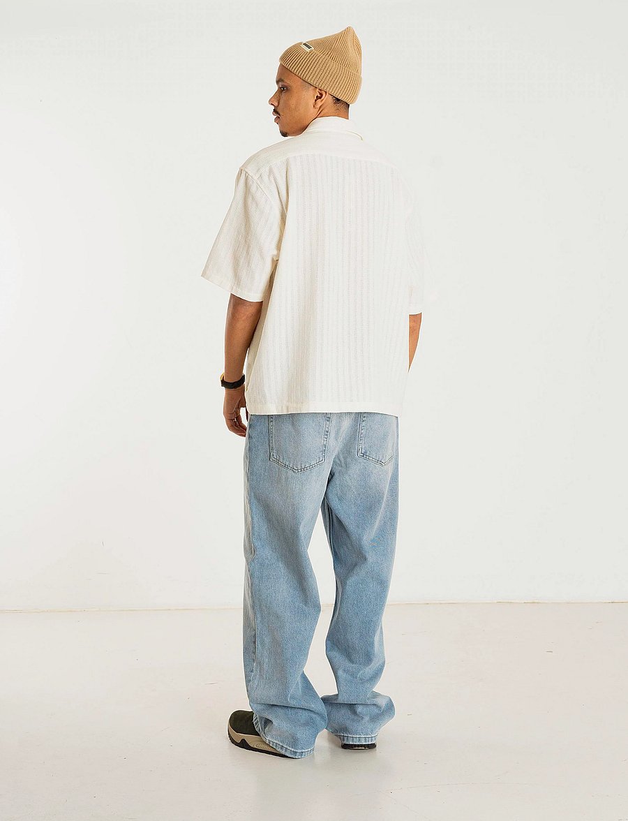 Woodbird - WBWang Chuke Shirt - kortærmede skjorter - off white - 5