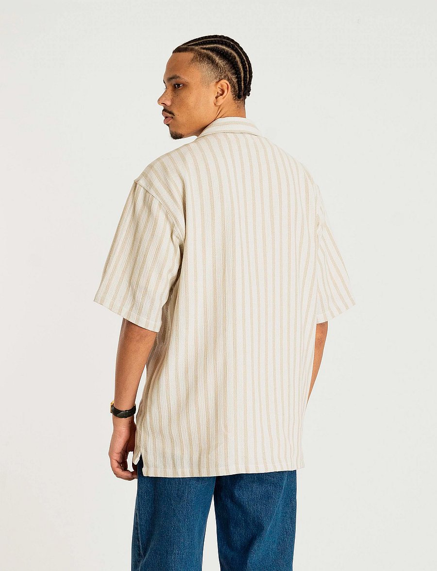 Woodbird - WBBanks Weeve Shirt - sand - 4