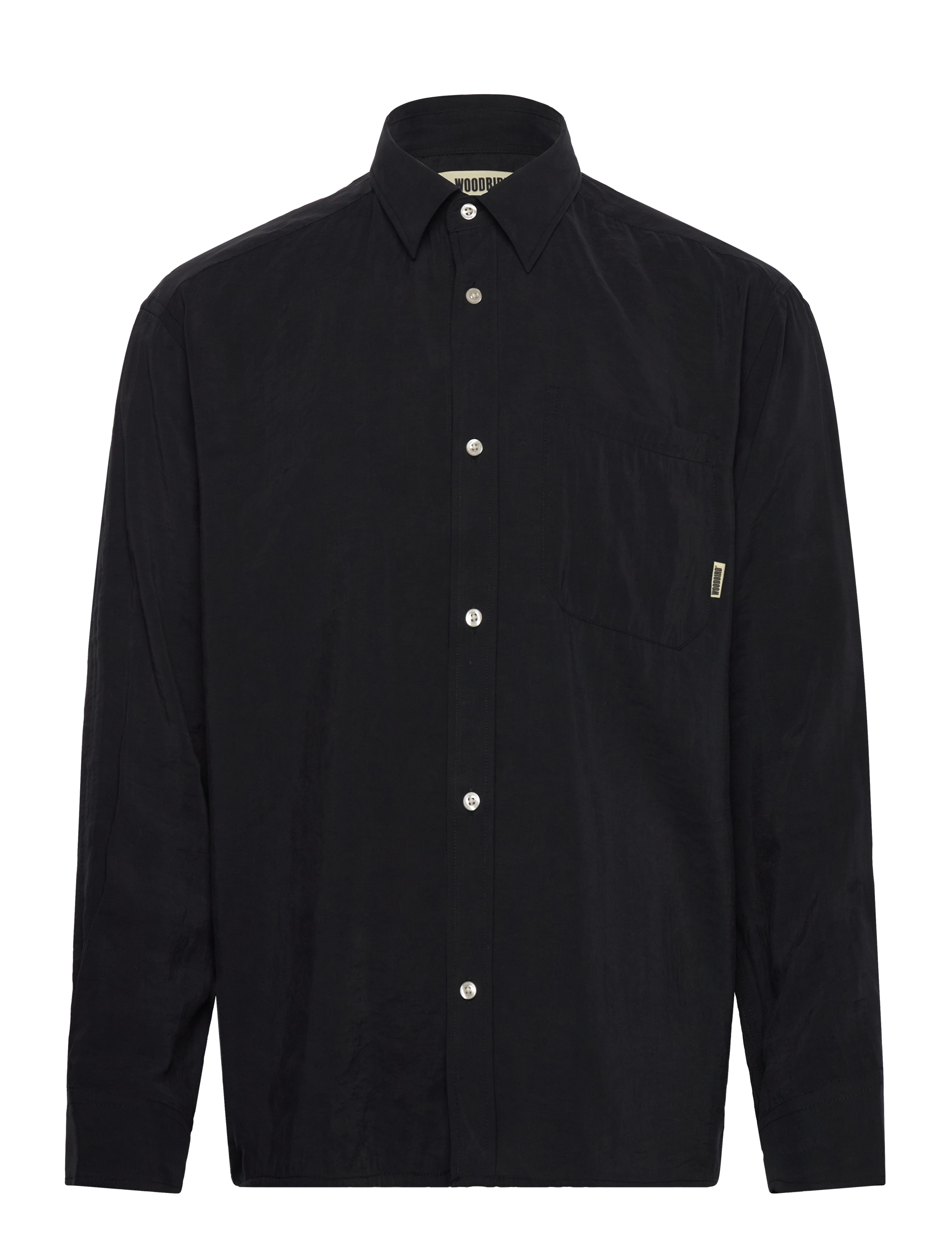 WOODBIRD Wbbuzo Modu Shirt Schwarz - S - Herren